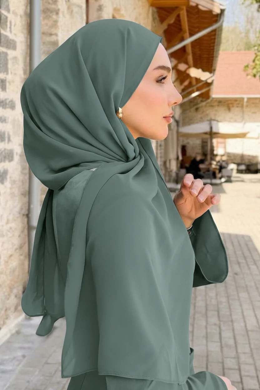 Chiffon Mini Hijab | Made To Order - Image 49