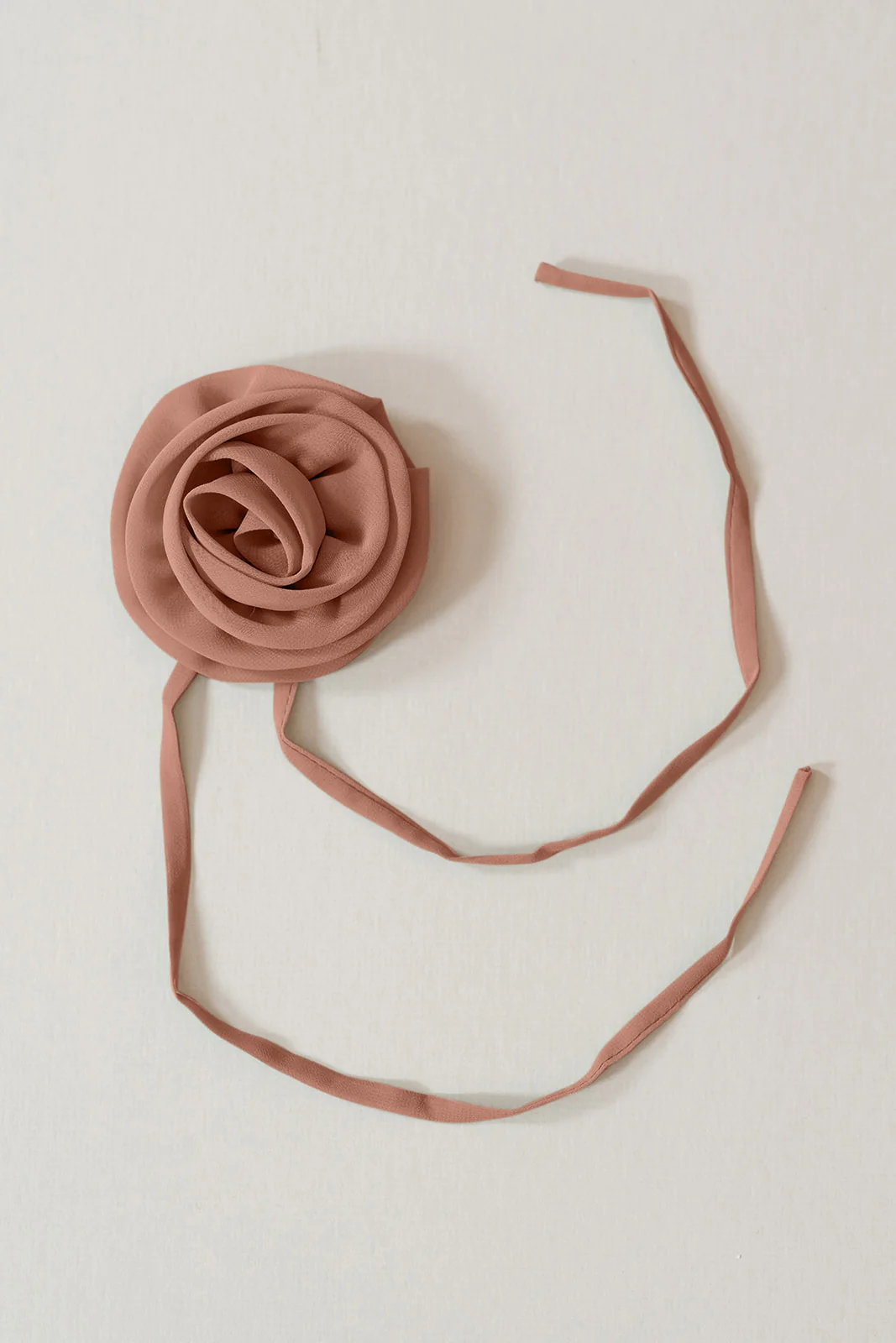 Chiffon Rose Neck Tie | Made To Order - Image 15