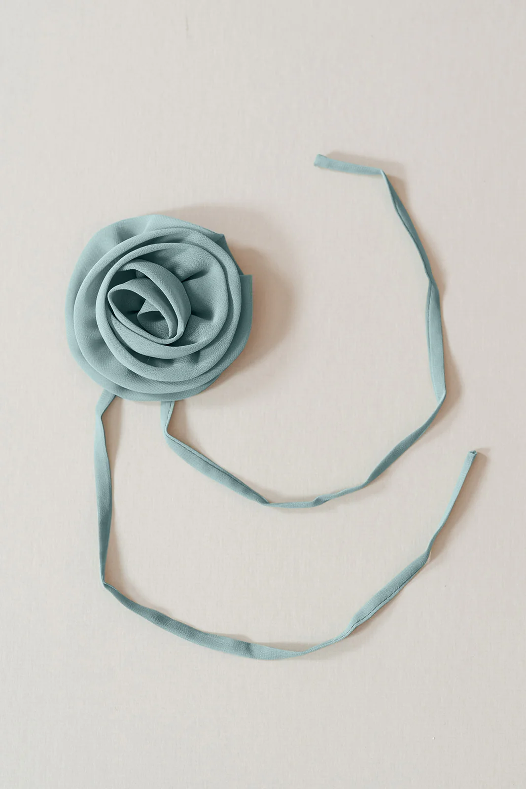 Chiffon Rose Neck Tie | Made To Order - Image 32