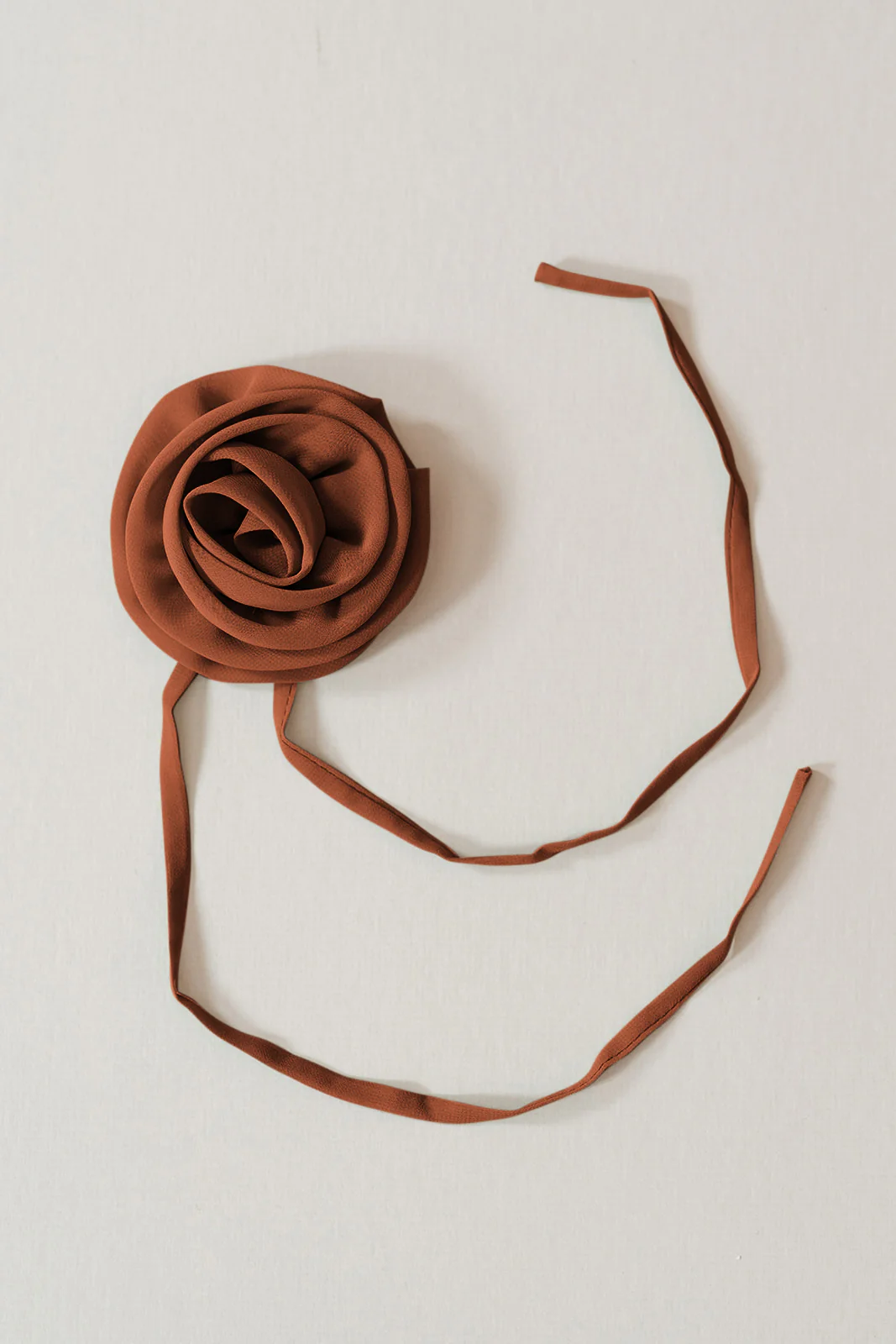 Chiffon Rose Neck Tie | Made To Order - Image 34
