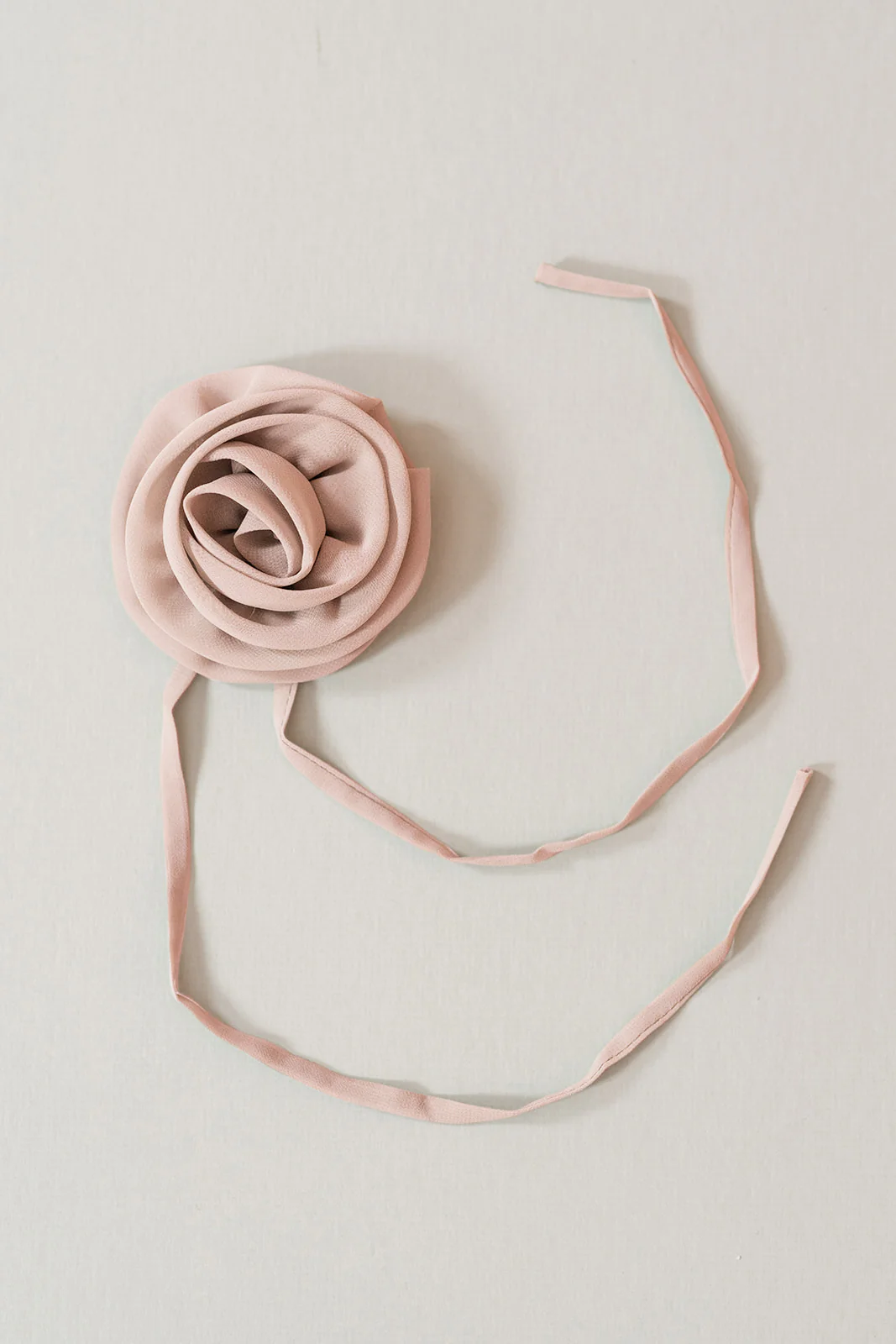 Chiffon Rose Neck Tie | Made To Order - Image 46