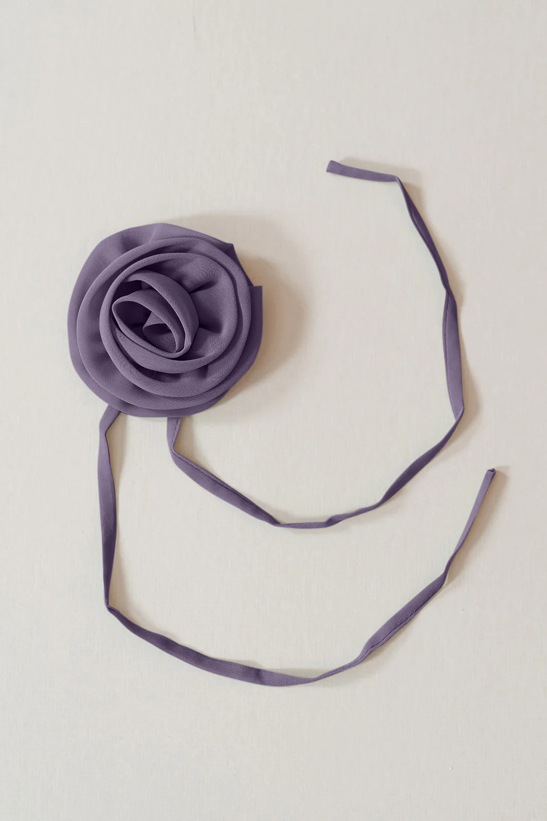 Chiffon Rose Neck Tie | Made To Order - Image 50