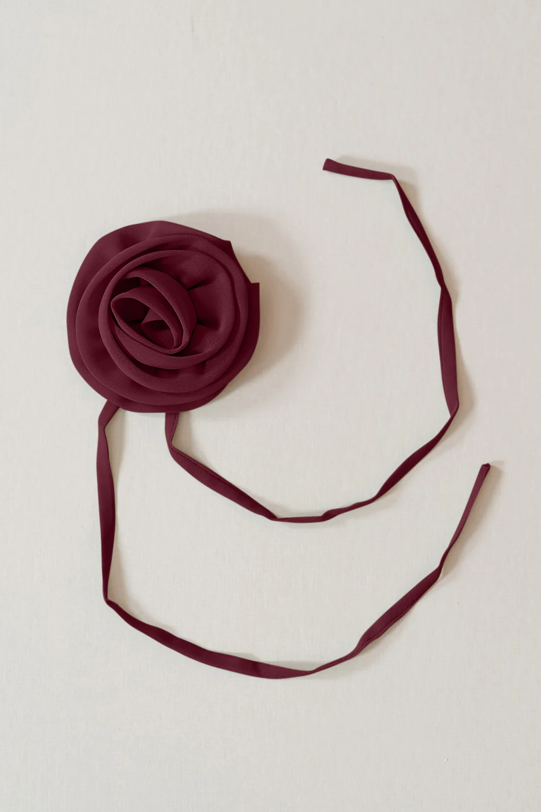 Chiffon Rose Neck Tie | Made To Order - Image 51