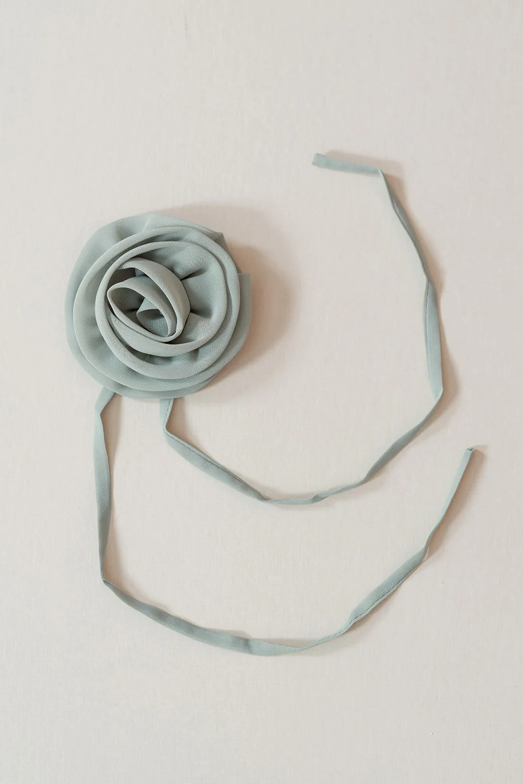 Chiffon Rose Neck Tie | Made To Order - Image 52