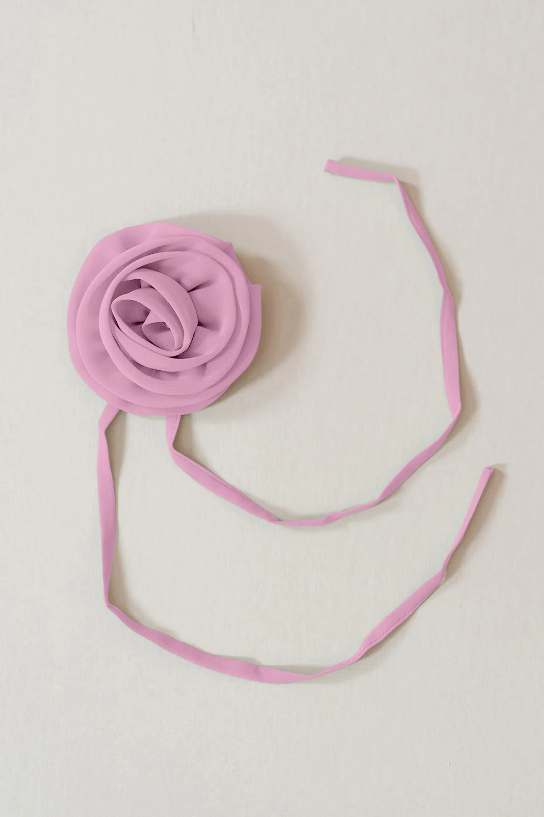 Chiffon Rose Neck Tie | Made To Order - Image 60