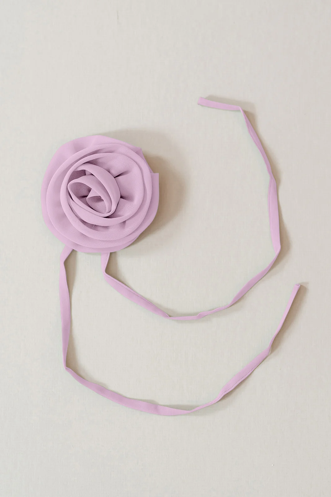 Chiffon Rose Neck Tie | Made To Order - Image 62
