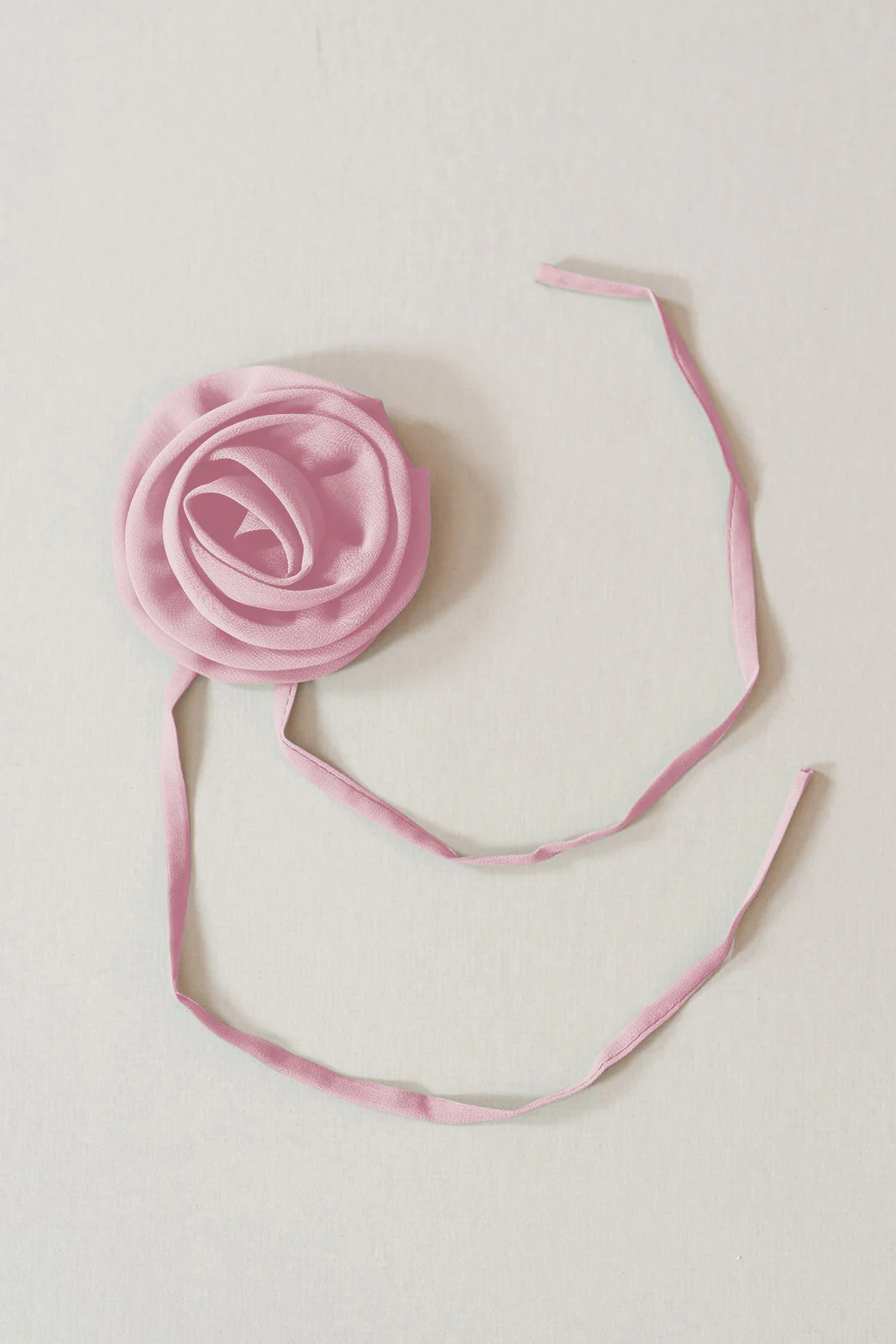 Chiffon Rose Neck Tie | Made To Order - Image 65