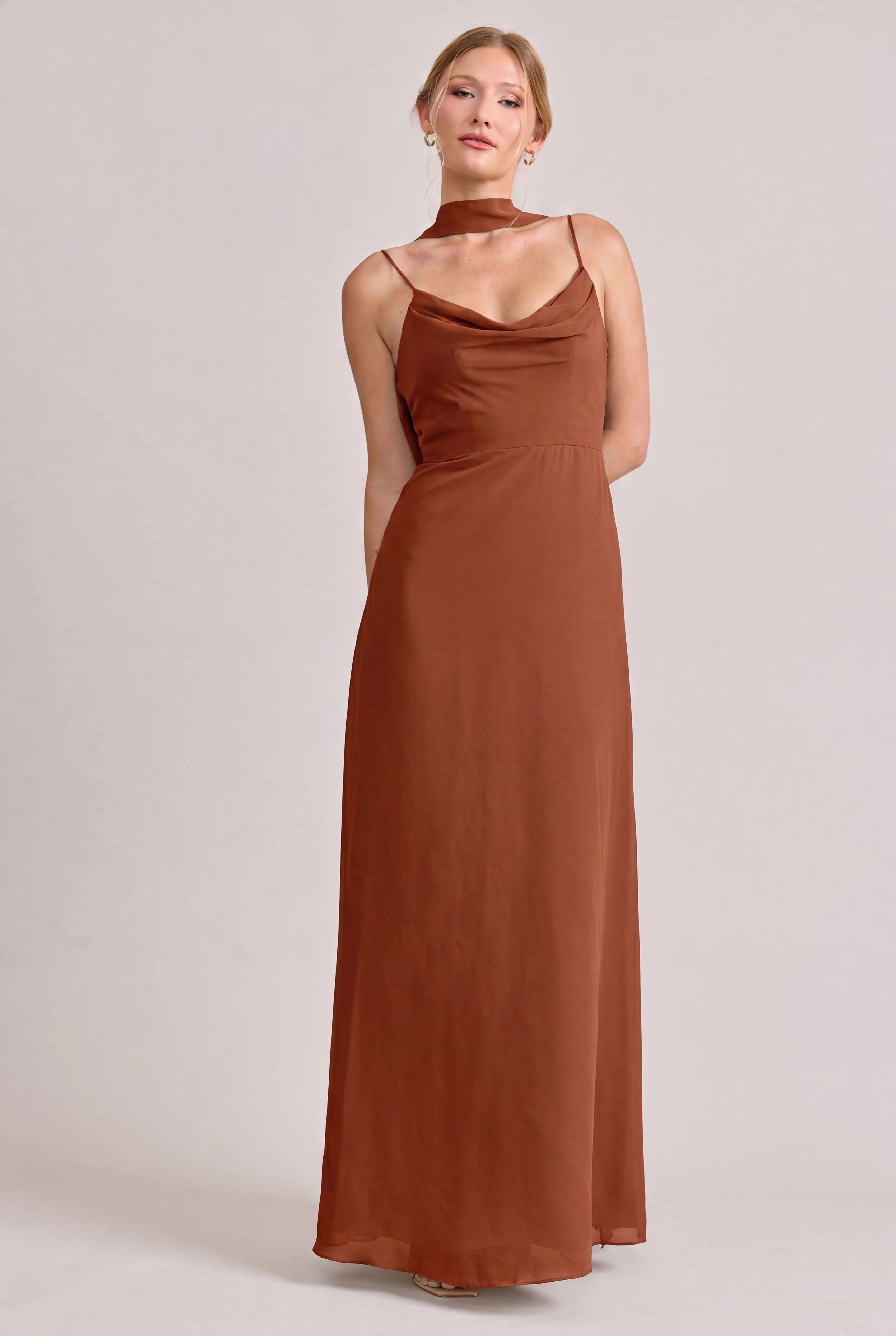 Chiffon Skinny Scarf | Made To Order - Image 101