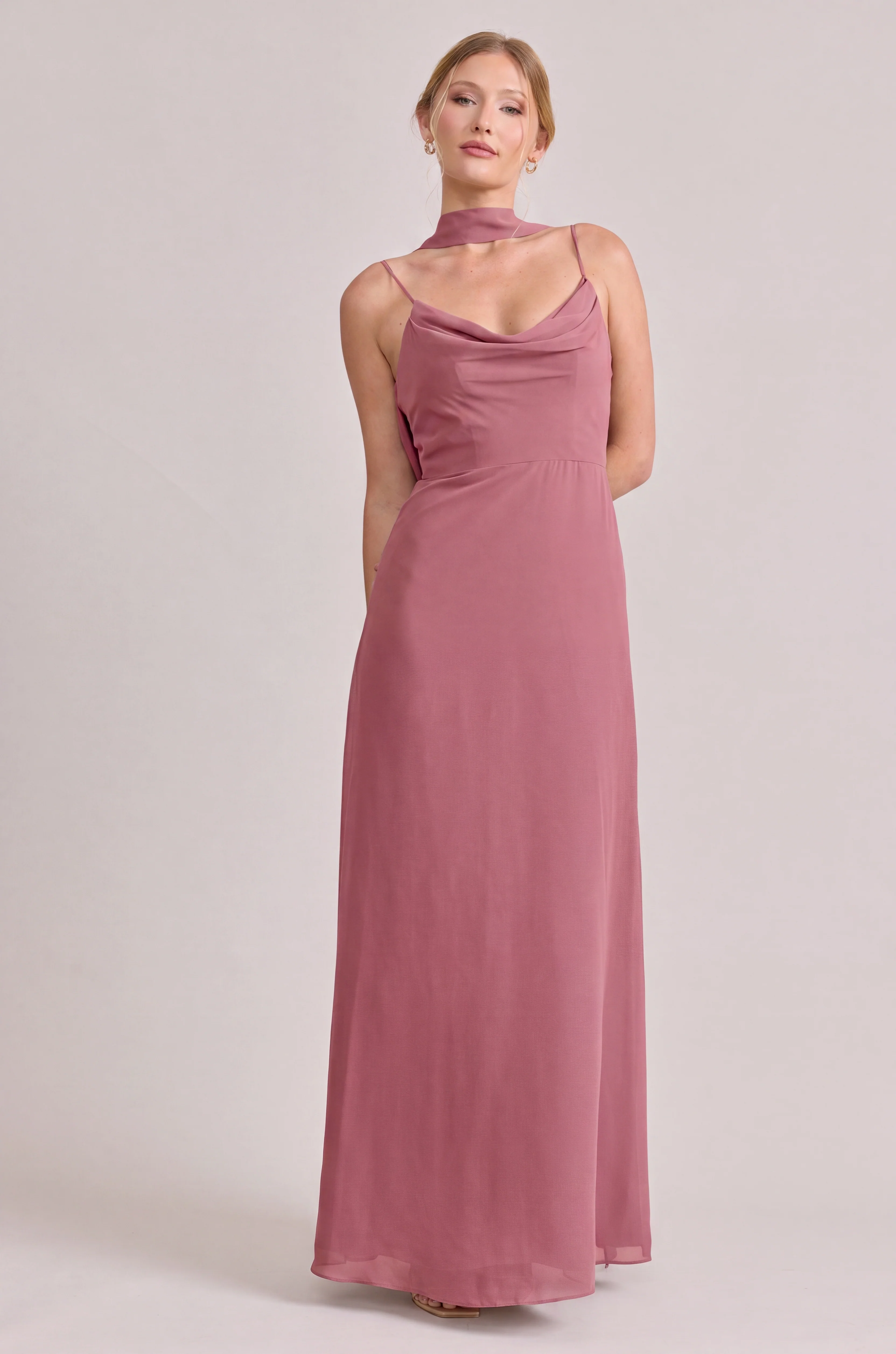 Chiffon Skinny Scarf | Made To Order - Image 104