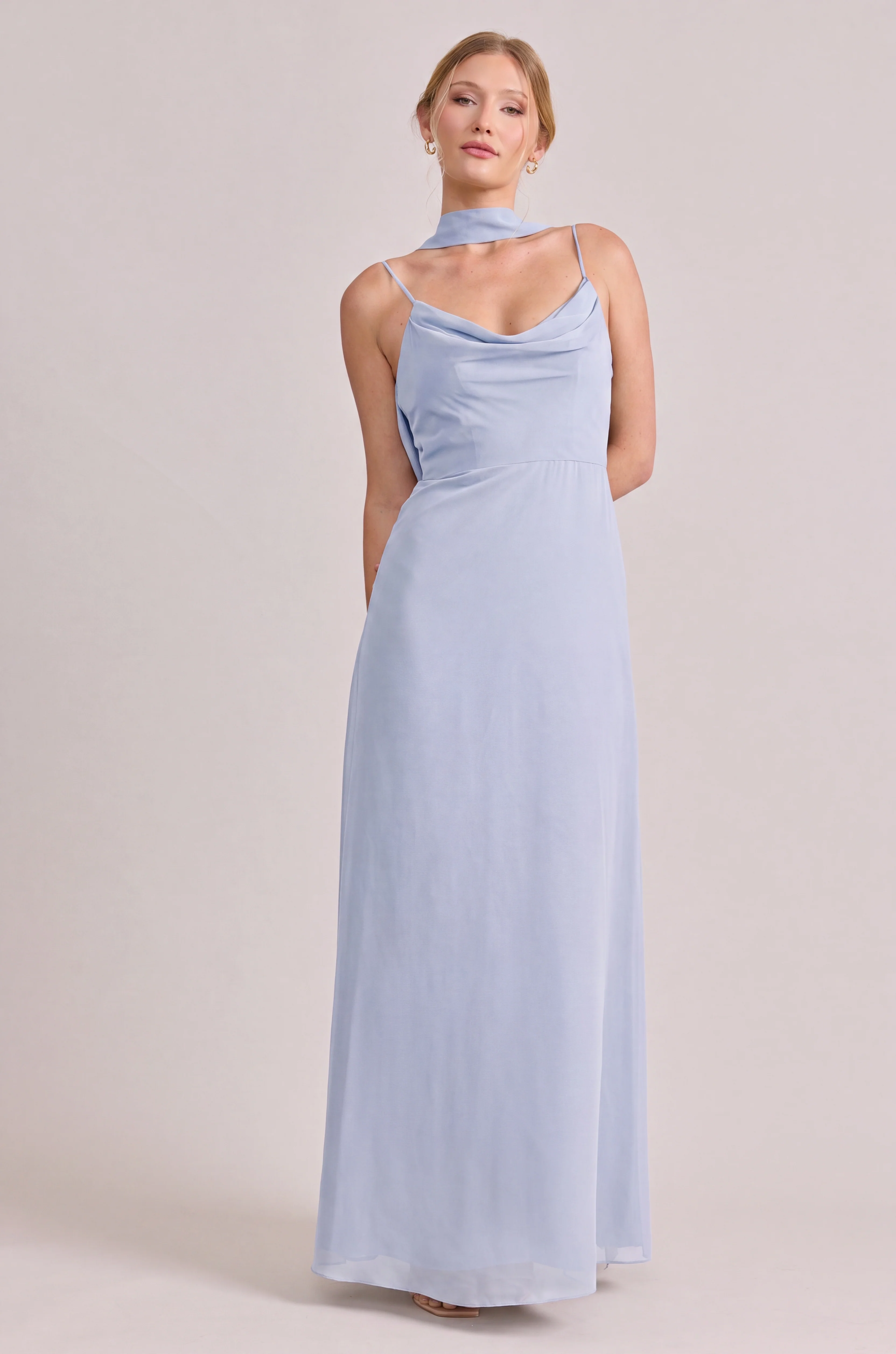 Chiffon Skinny Scarf | Made To Order - Image 106