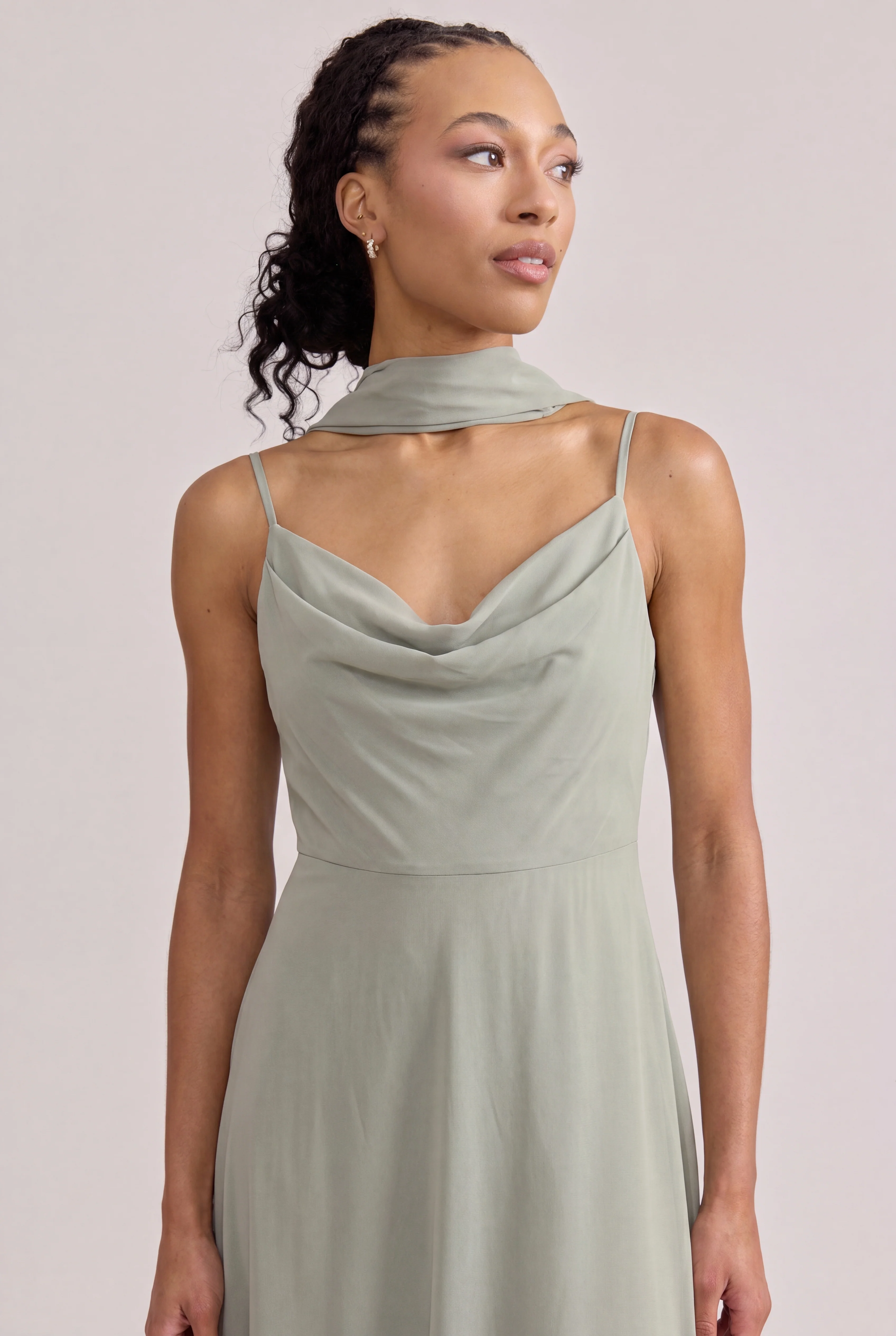 Chiffon Skinny Scarf | Made To Order - Image 114
