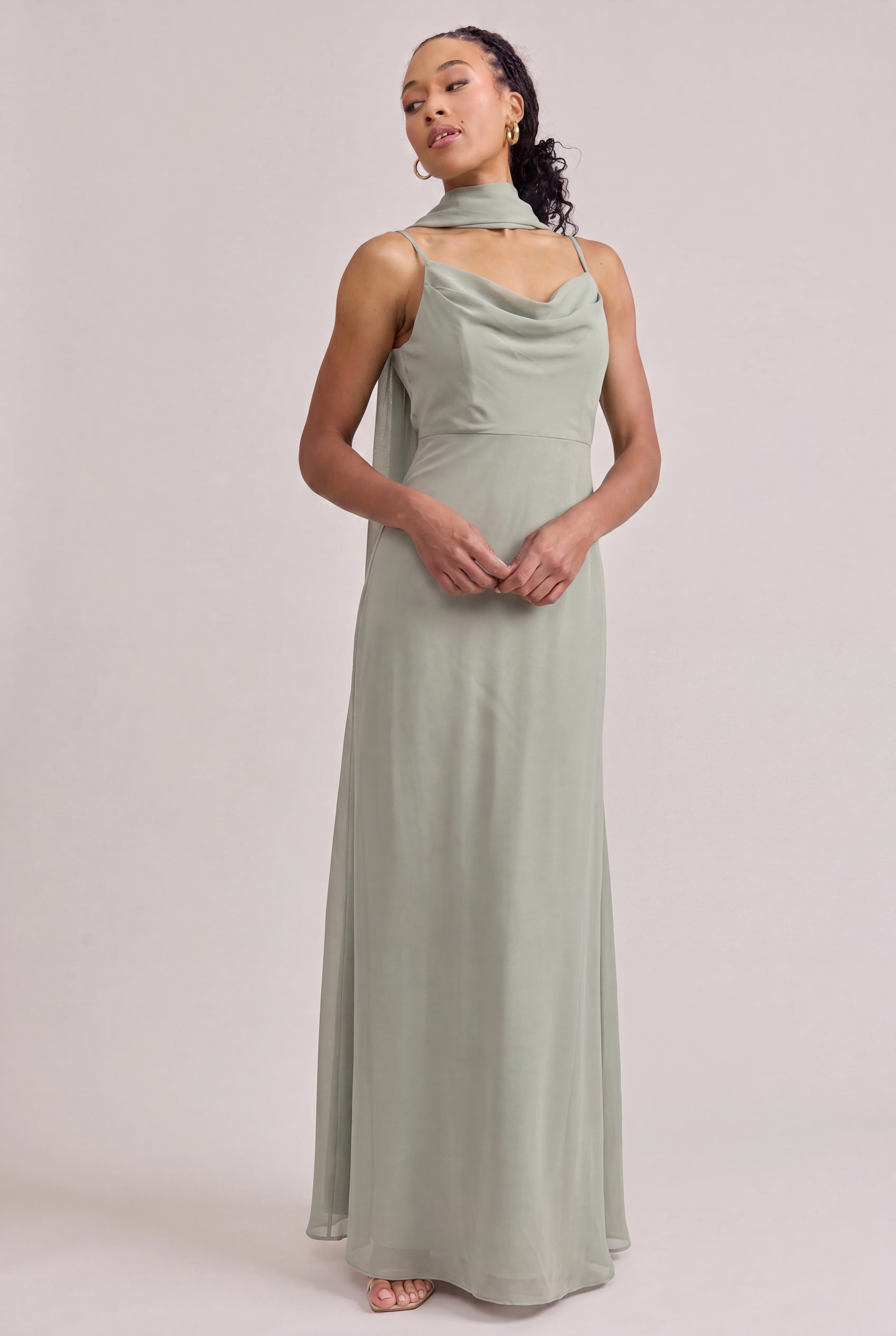 Chiffon Skinny Scarf | Made To Order - Image 116