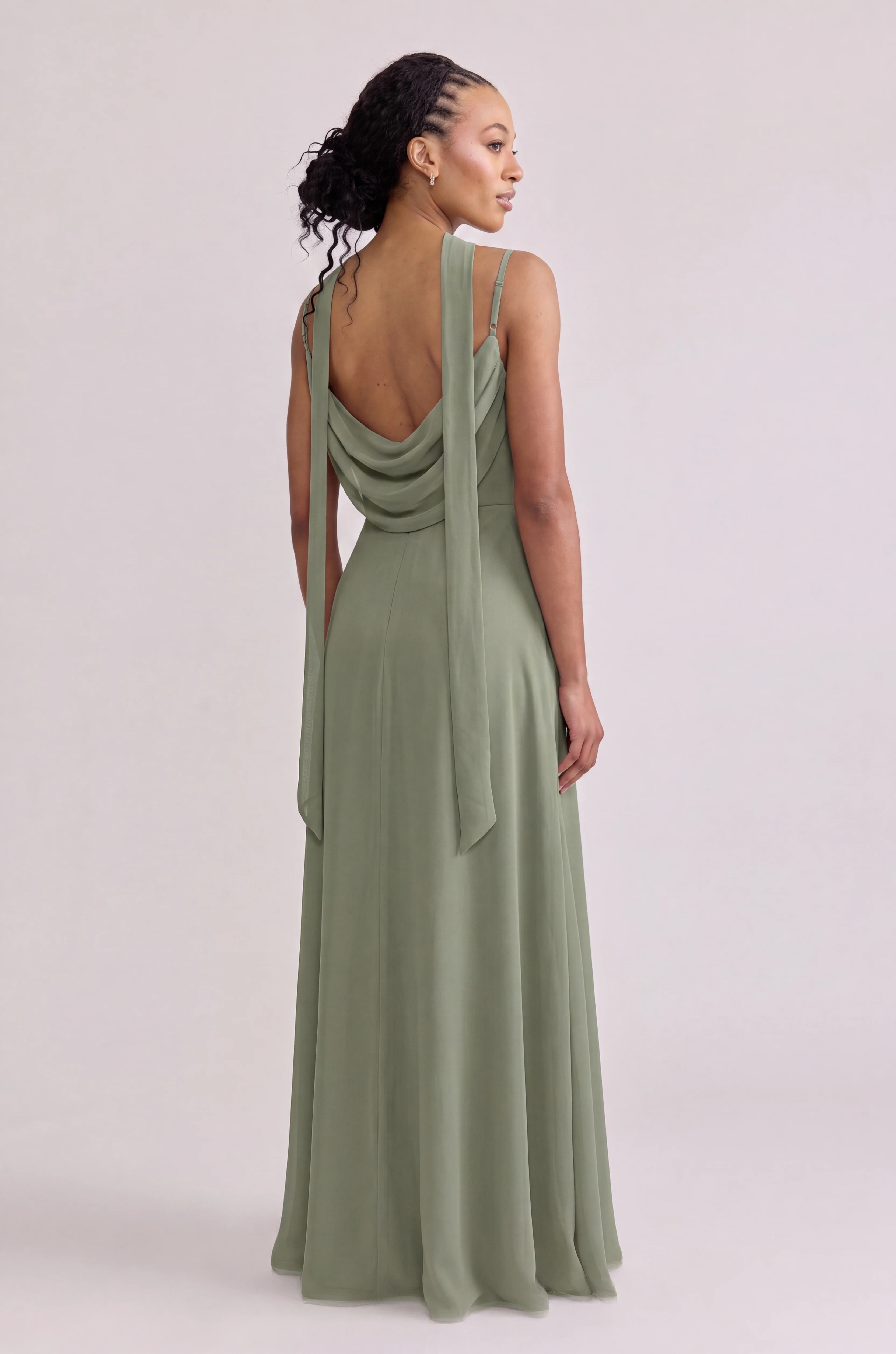 Chiffon Skinny Scarf | Made To Order - Image 118