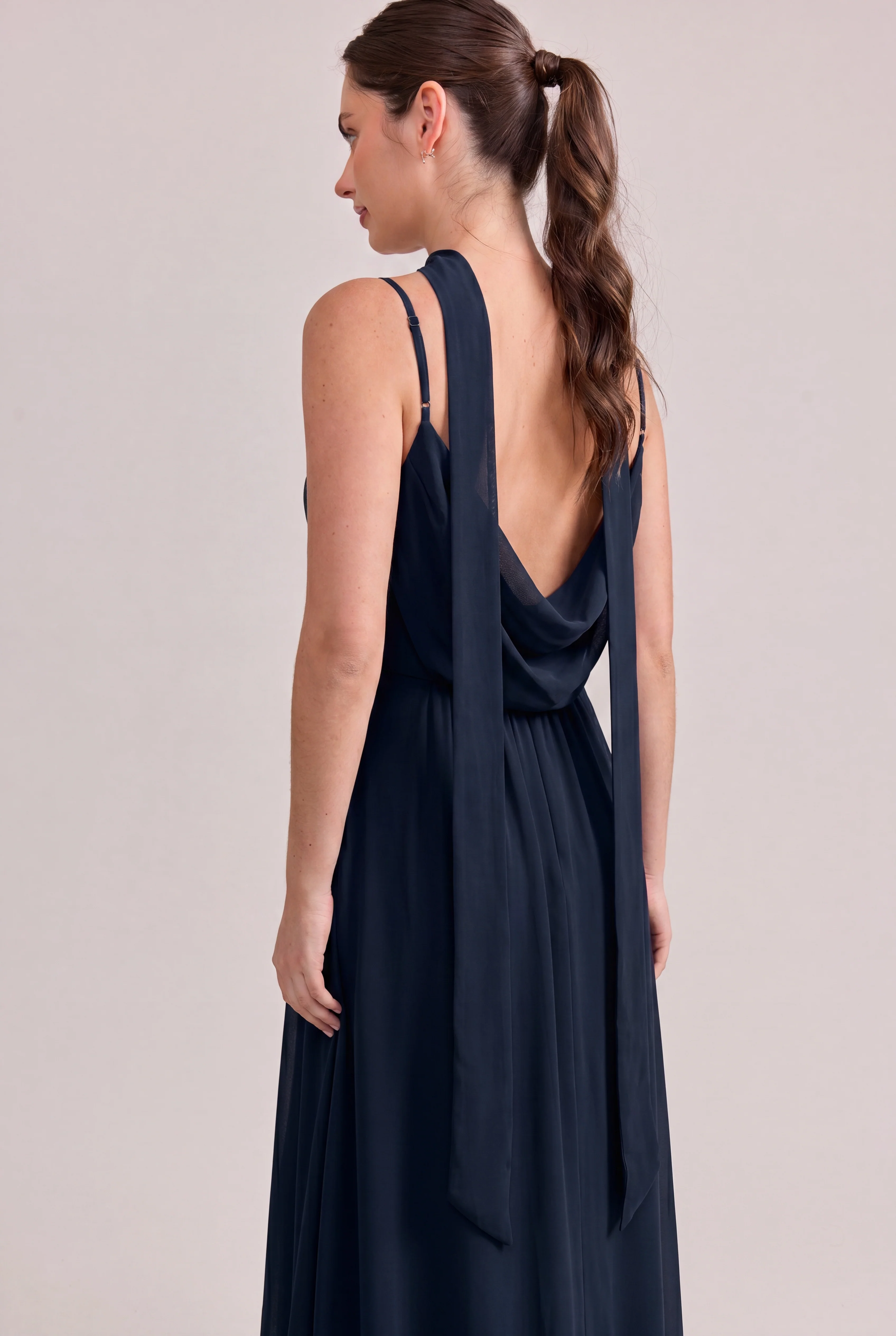 Chiffon Skinny Scarf | Made To Order - Image 126