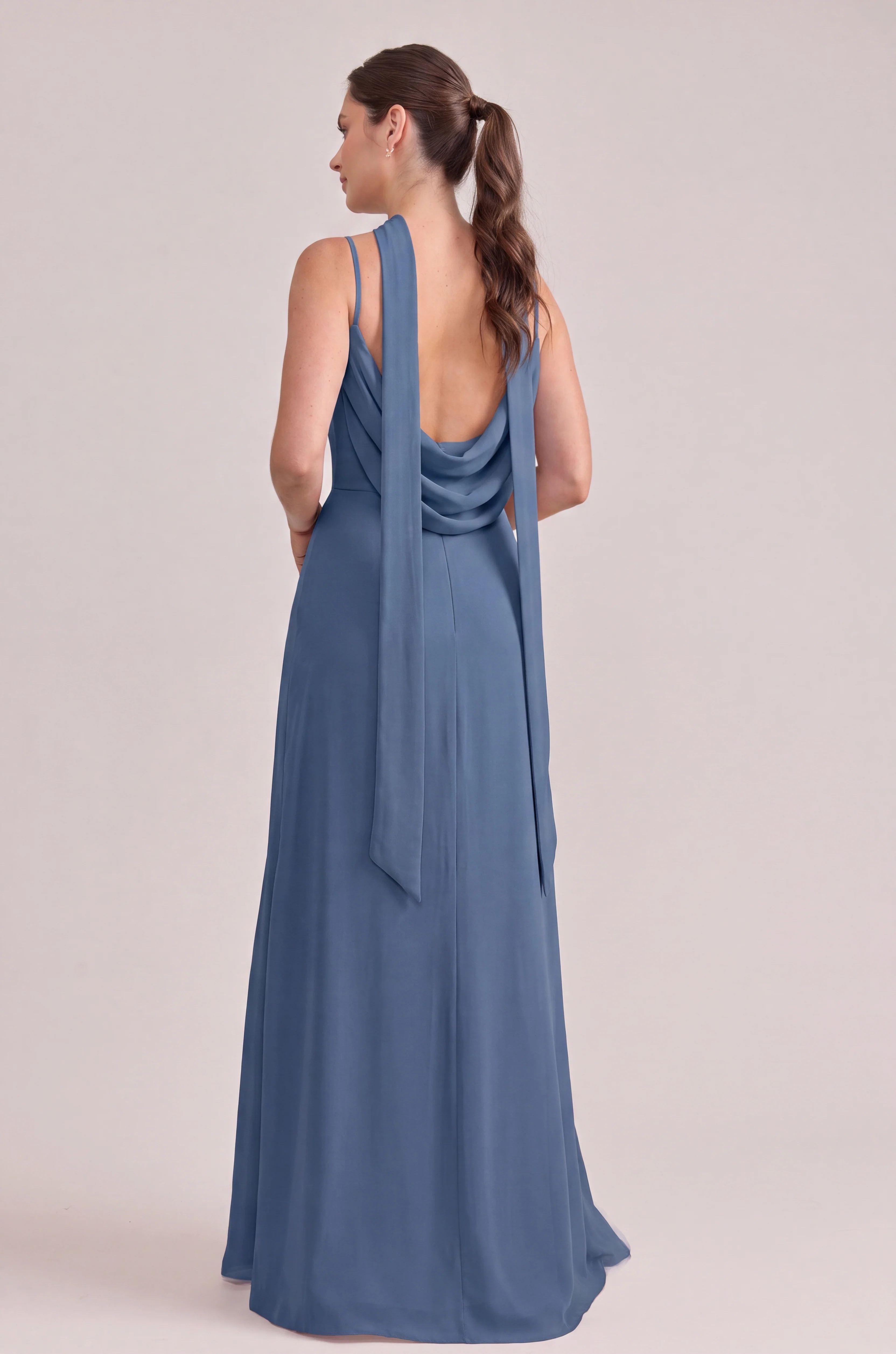 Chiffon Skinny Scarf | Made To Order - Image 132