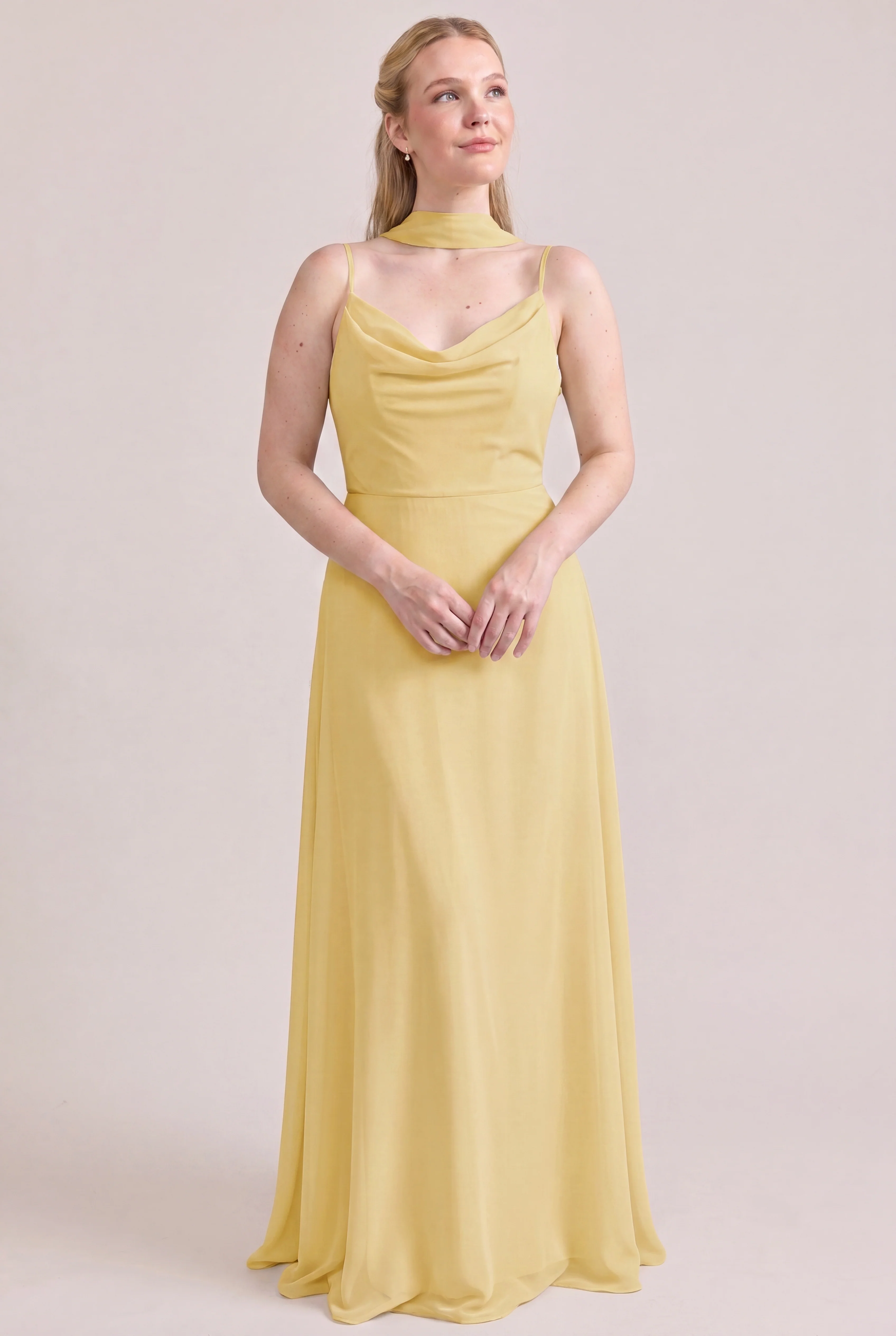 Chiffon Skinny Scarf | Made To Order - Image 136