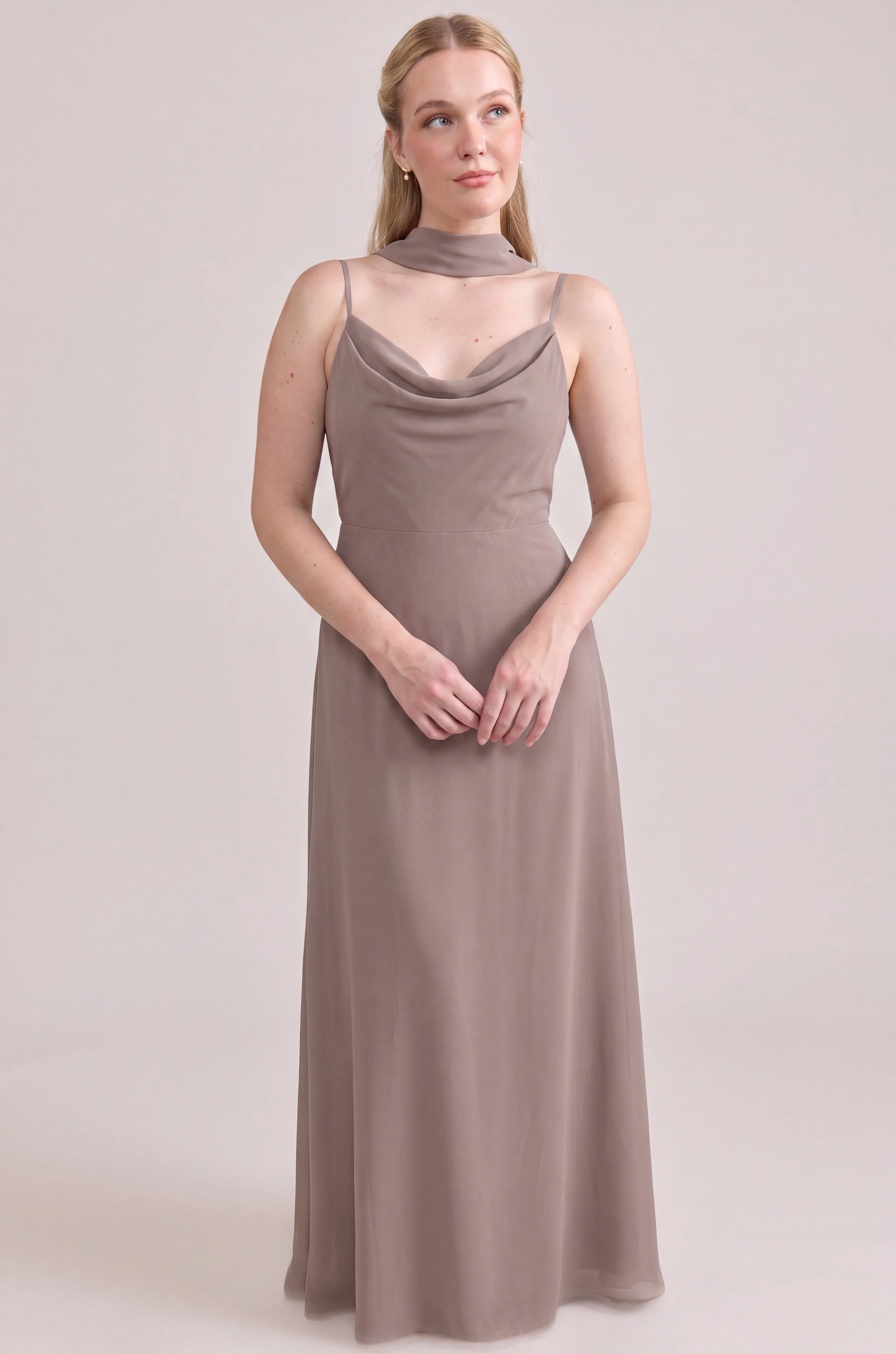 Chiffon Skinny Scarf | Made To Order - Image 139