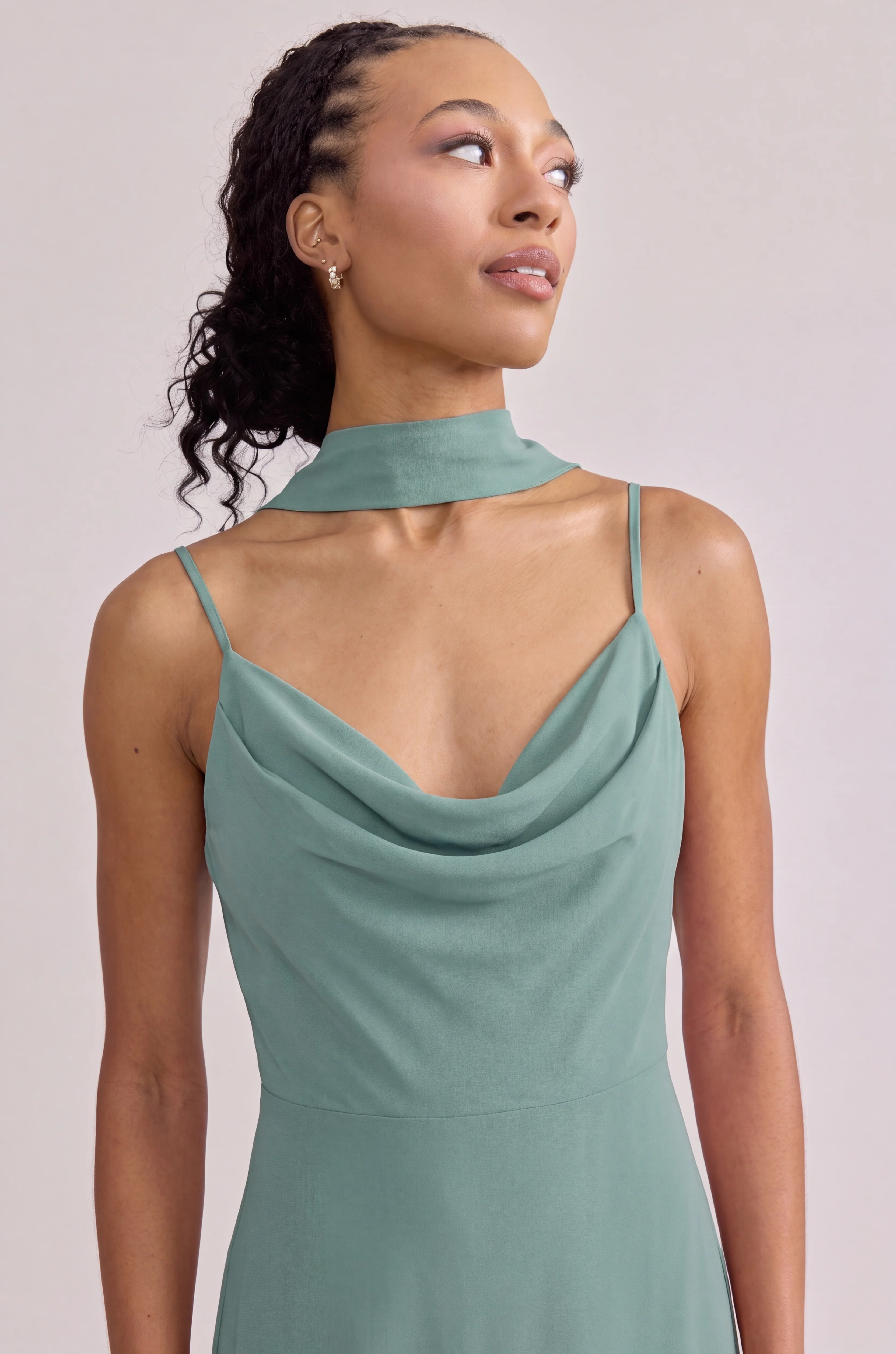 Chiffon Skinny Scarf | Made To Order - Image 163
