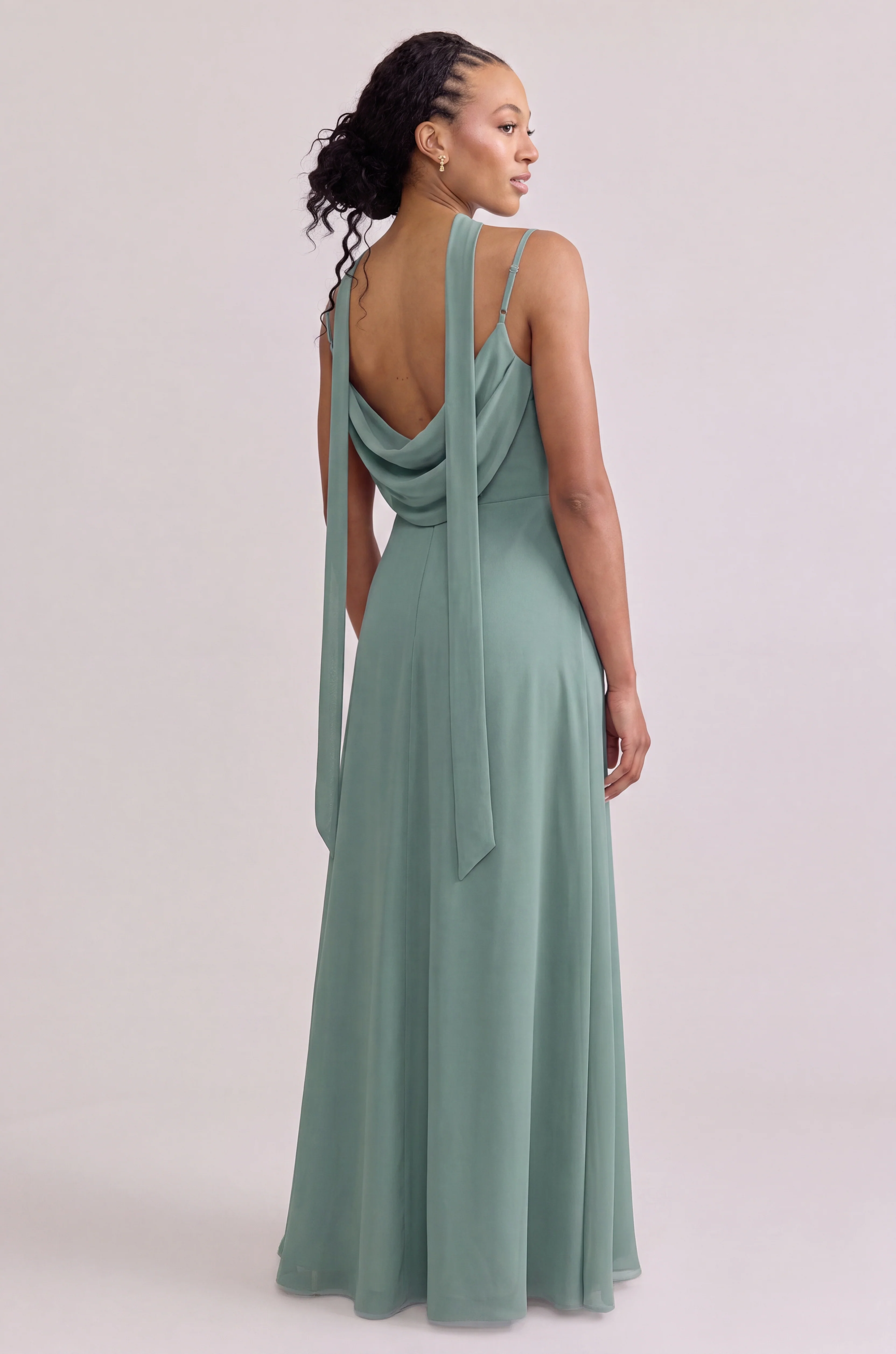 Chiffon Skinny Scarf | Made To Order - Image 164