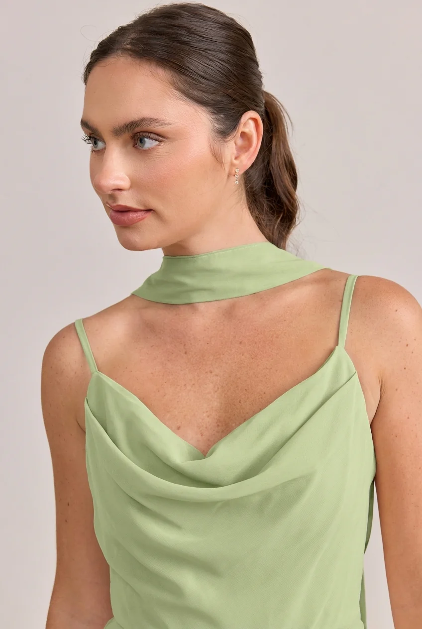 Chiffon Skinny Scarf | Made To Order - Image 89