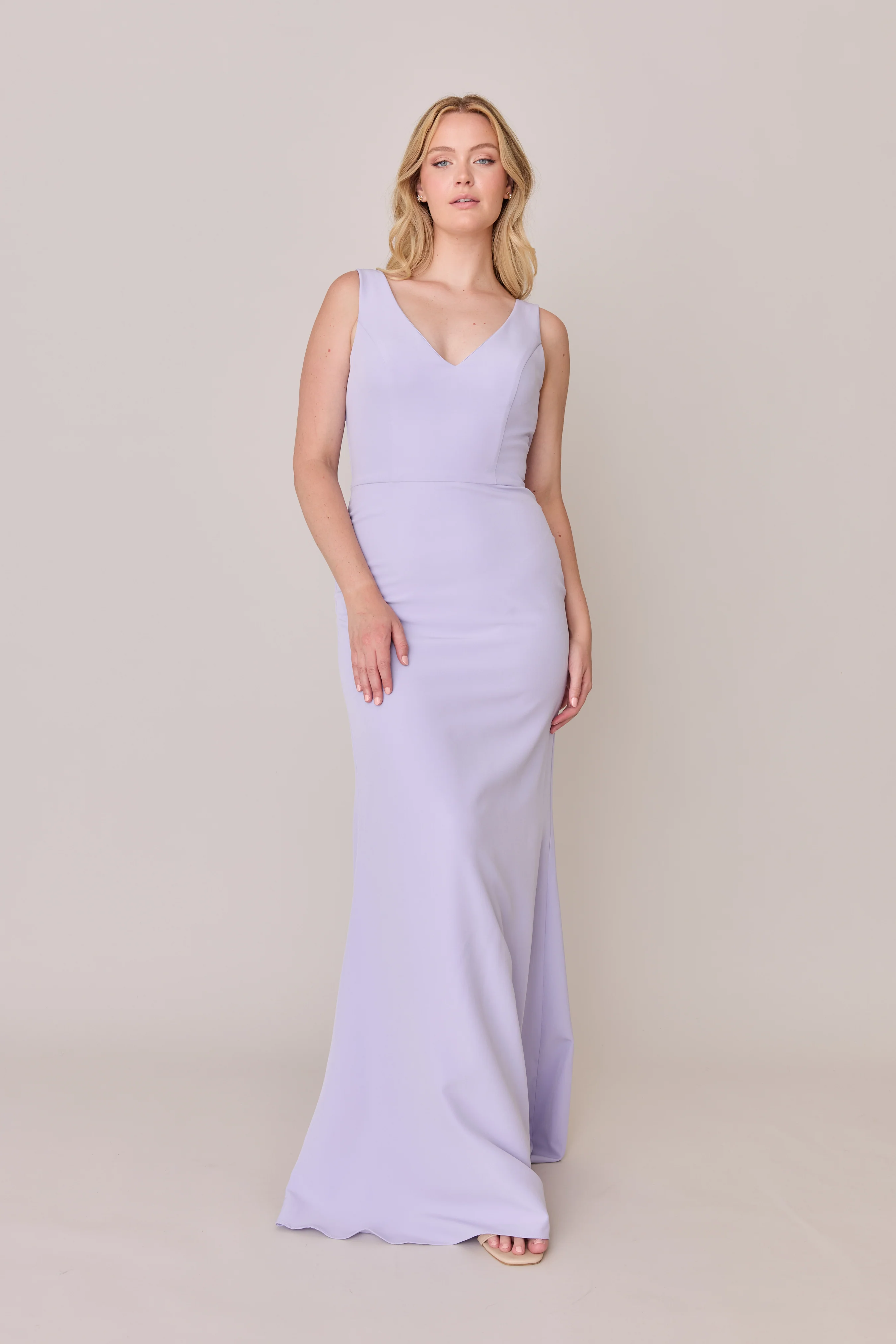 Crepe Mega Swatch | Ready To Ship | Light Lavender - Image 2