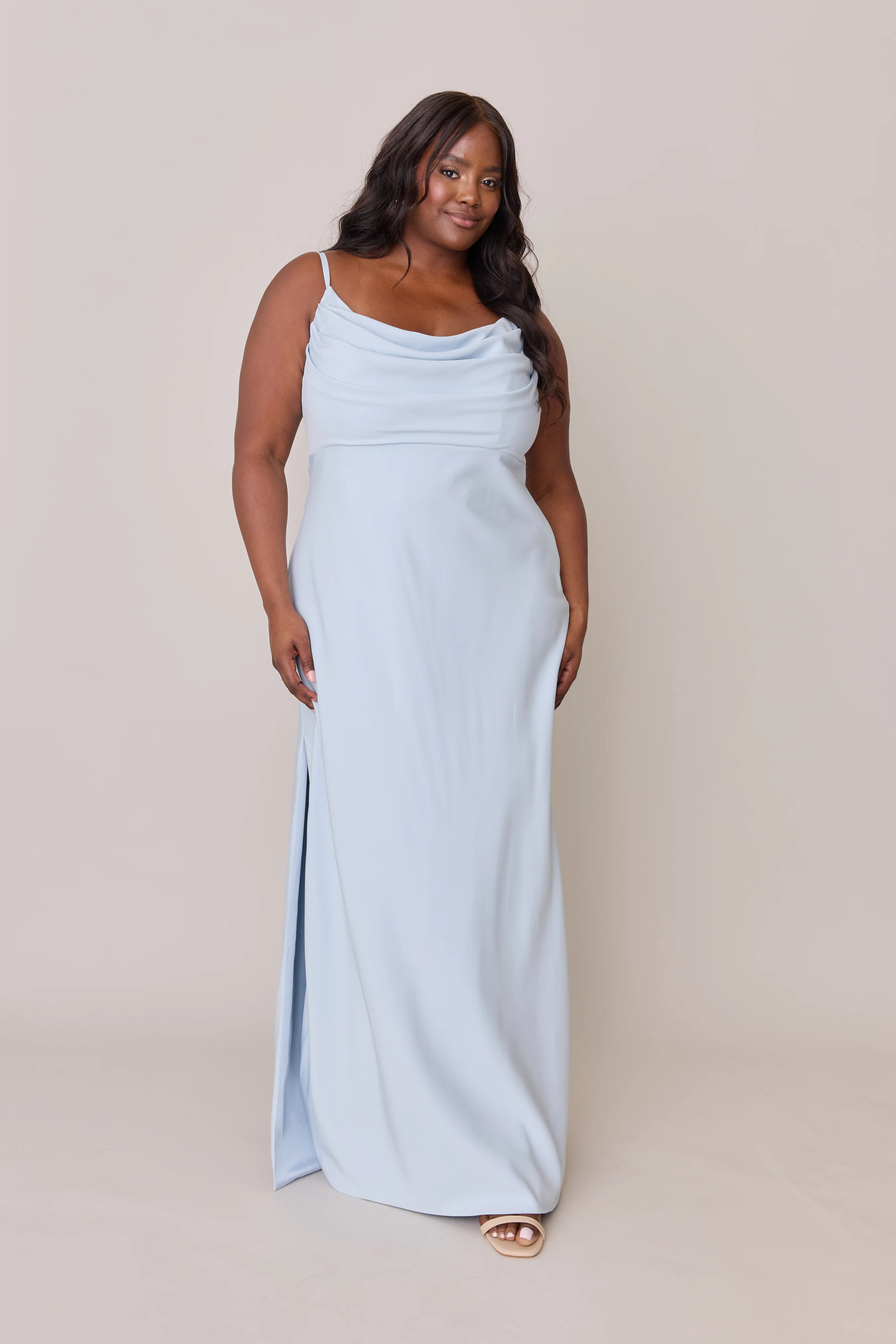 Crepe Mega Swatch | Ready To Ship | Sky Blue - Image 2