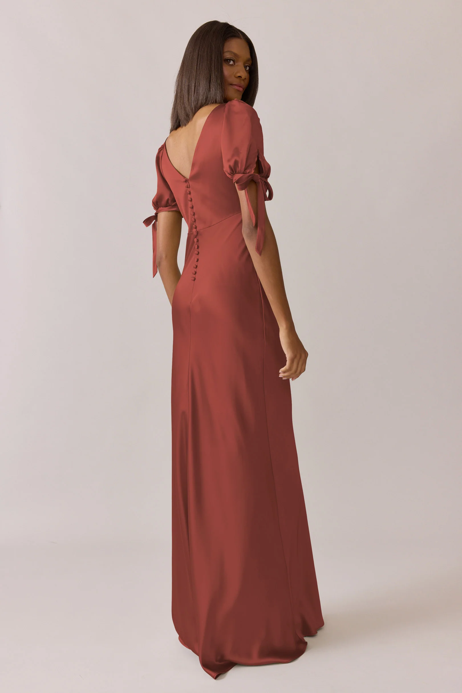 Daisy Satin Dress | Made To Order - Image 14