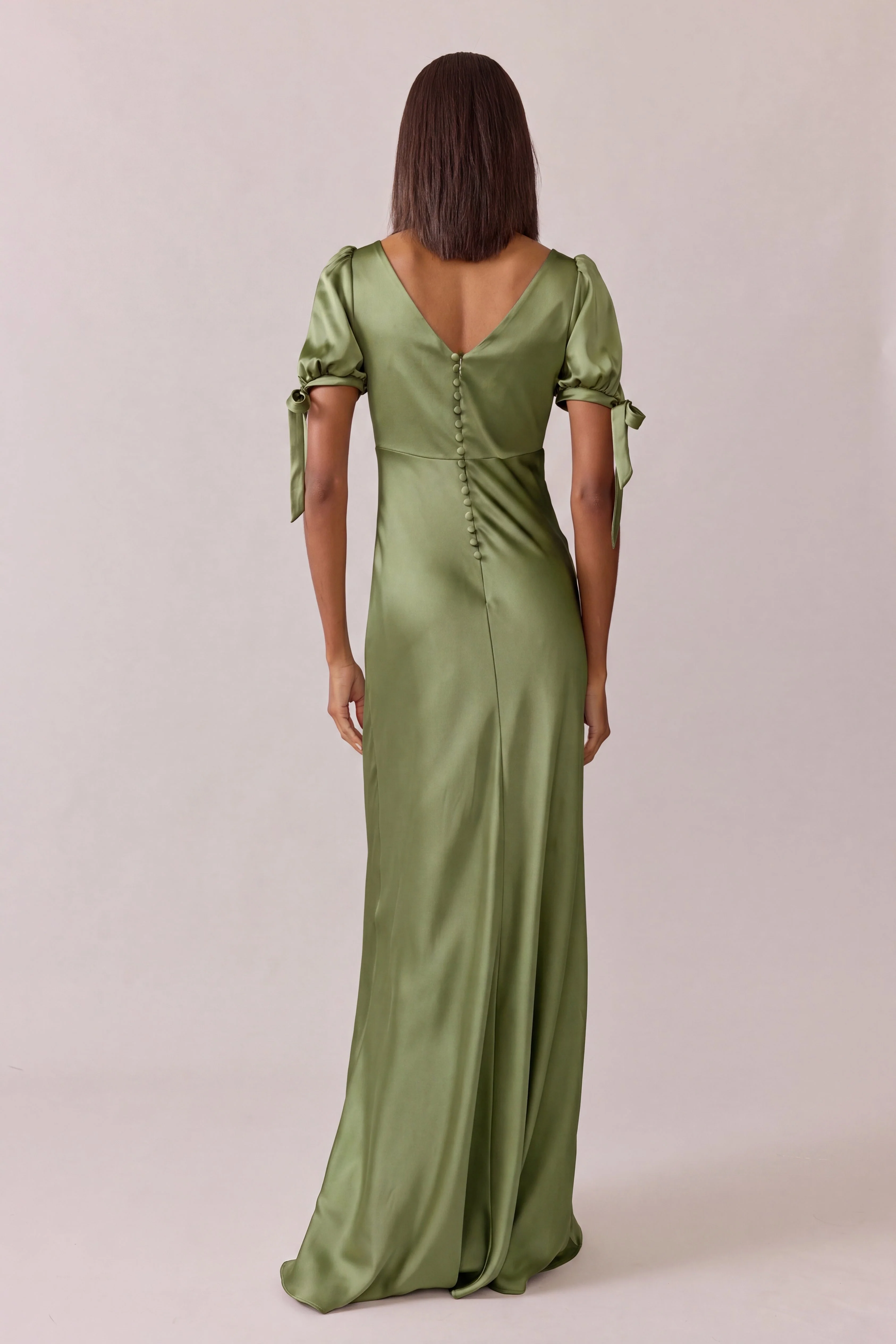 Daisy Satin Dress | Made To Order - Image 168