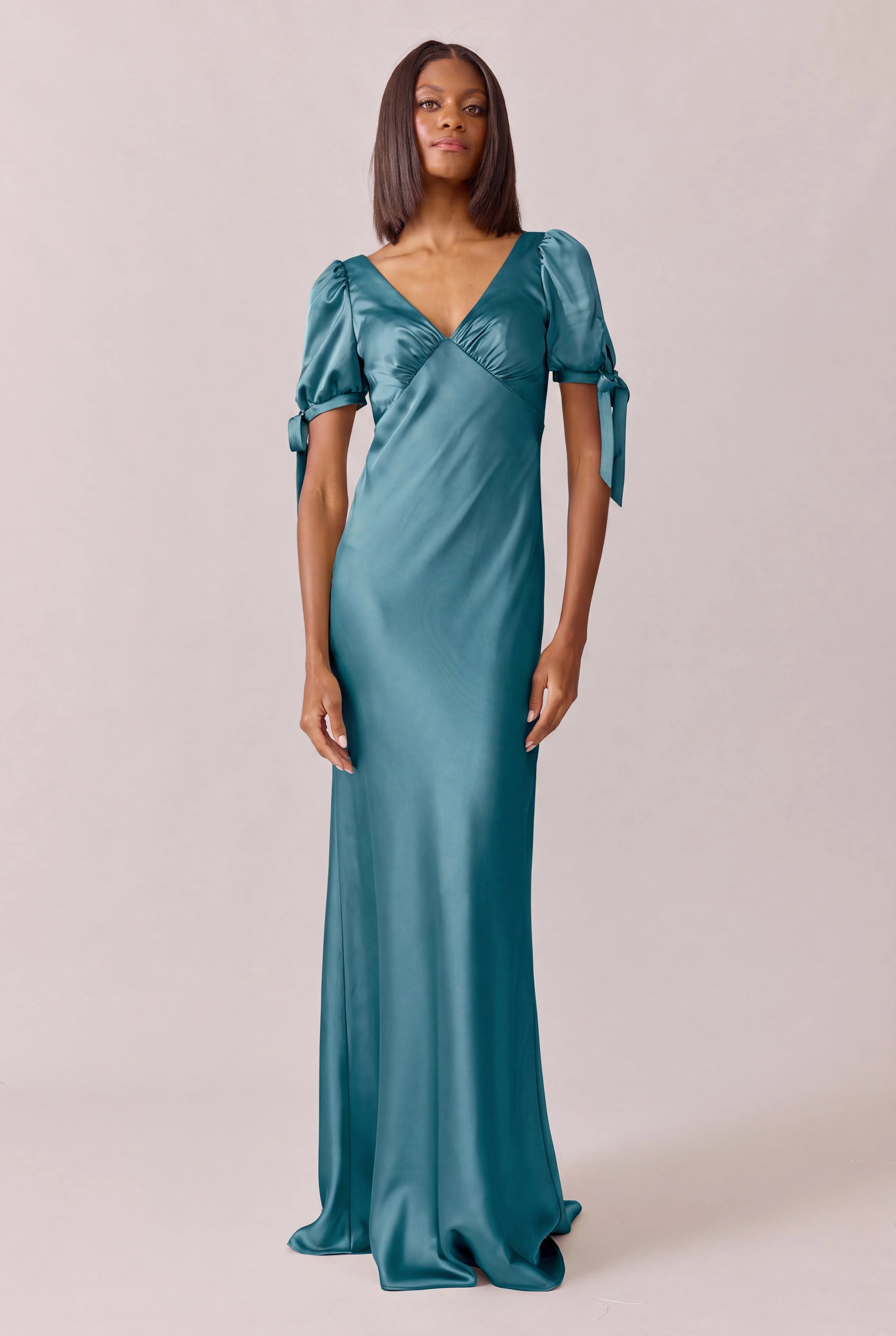 Daisy Satin Dress | Made To Order - Image 169