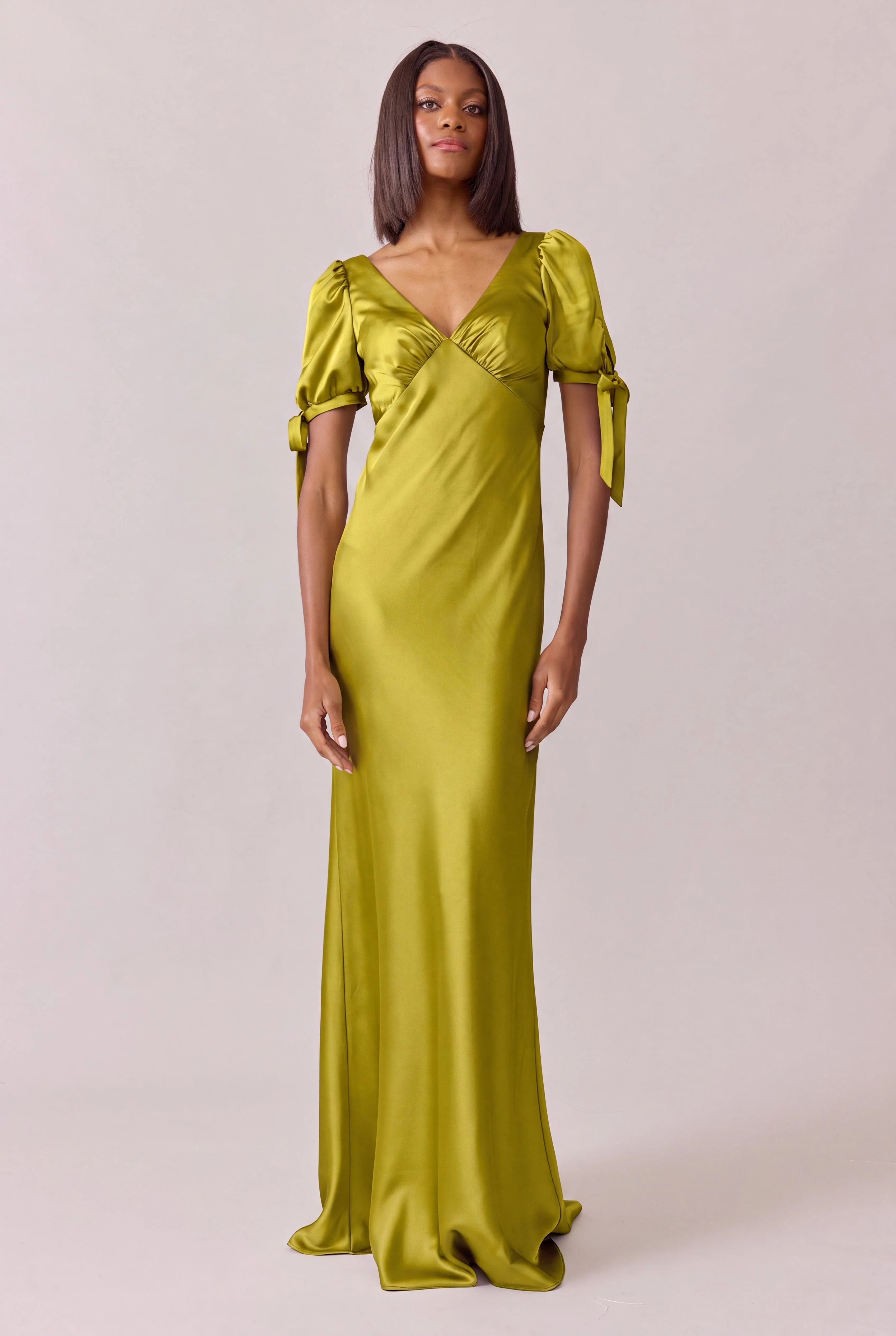 Daisy Satin Dress | Made To Order - Image 171