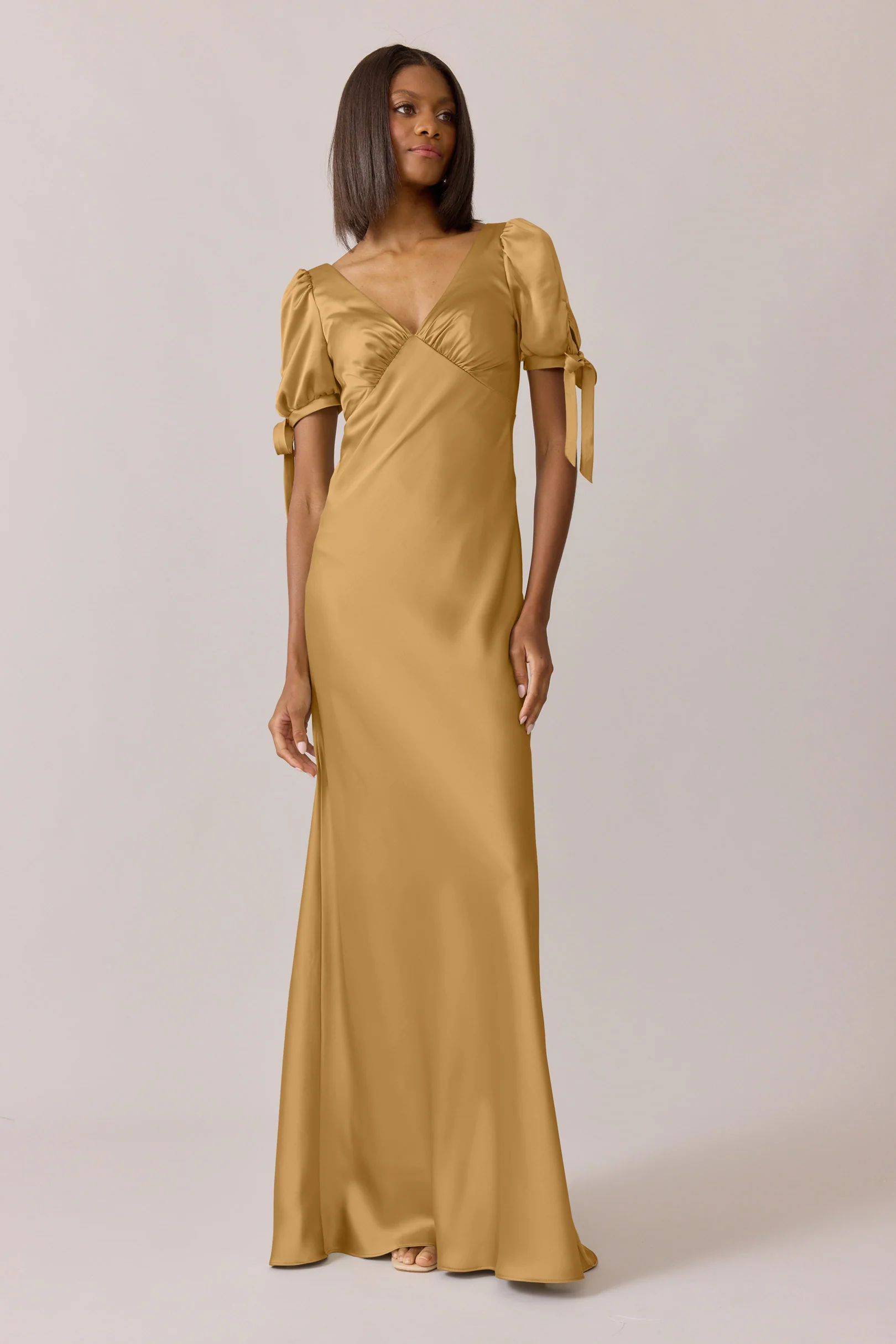 Daisy Satin Dress | Made To Order - Image 39