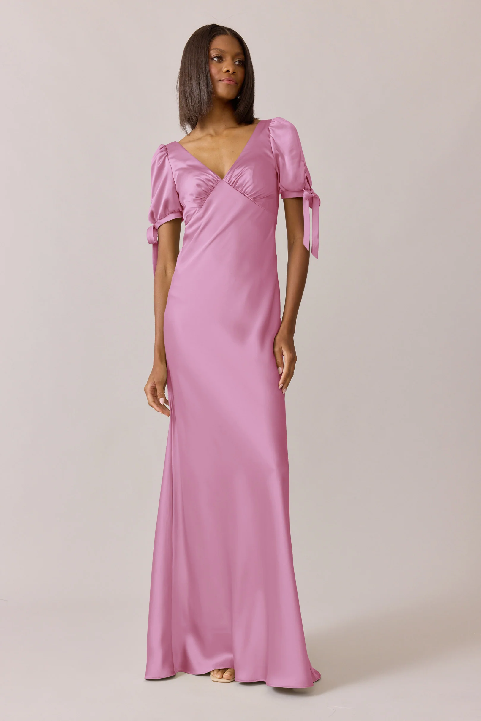 Daisy Satin Dress | Made To Order - Image 97