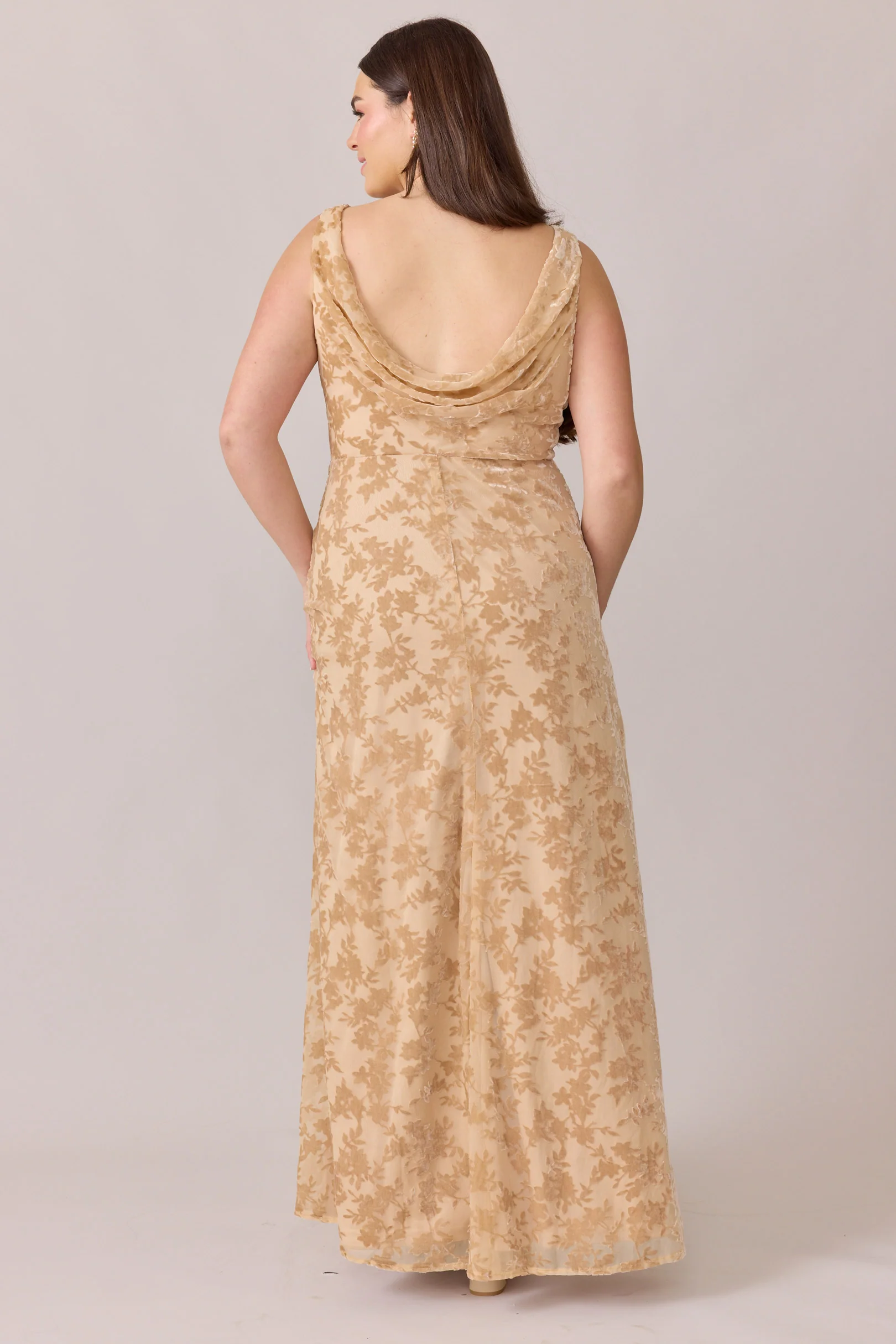 Dakota Floral Burnout Velvet Dress | Made To Order - Image 21