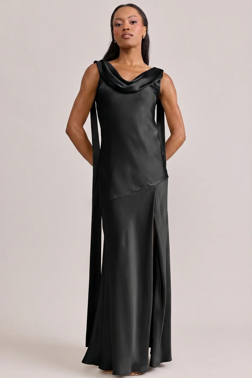 Dani Satin Dress | Made To Order - Image 11