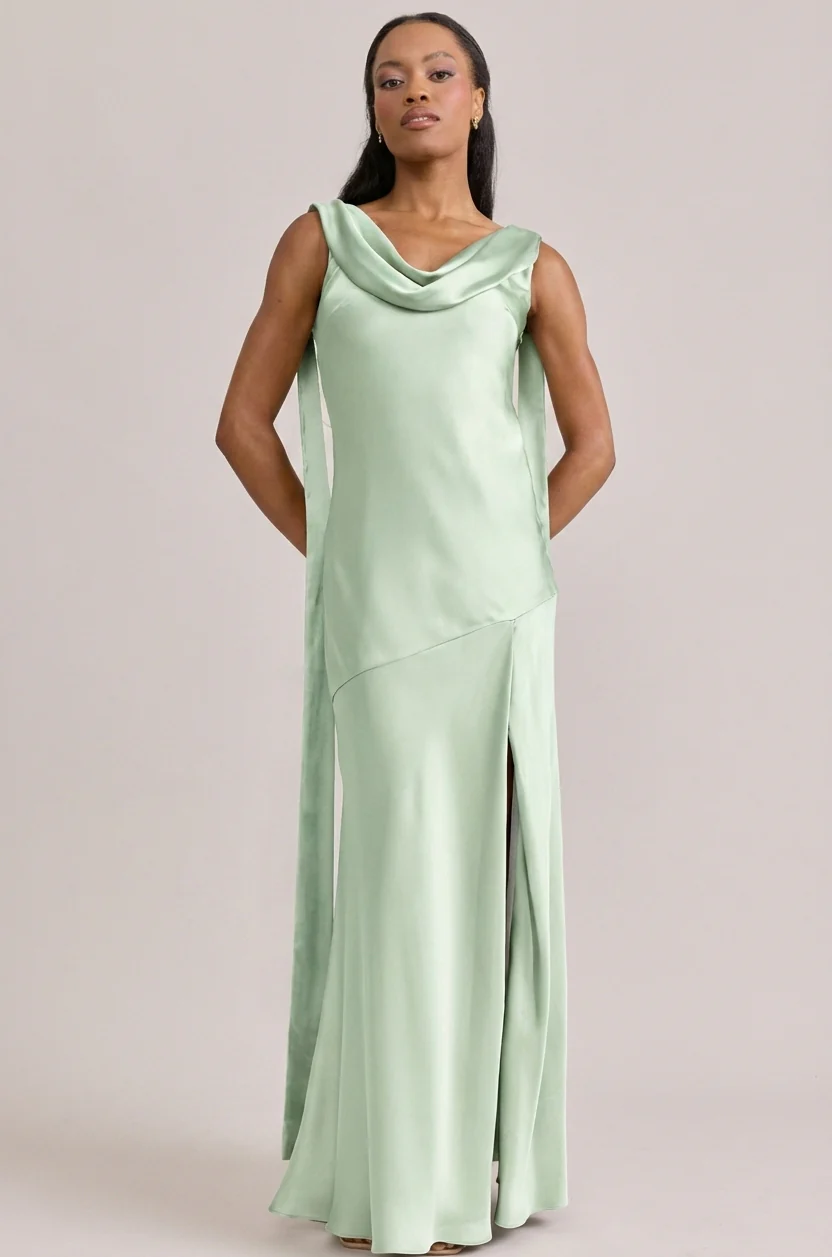 Dani Satin Dress | Made To Order - Image 110