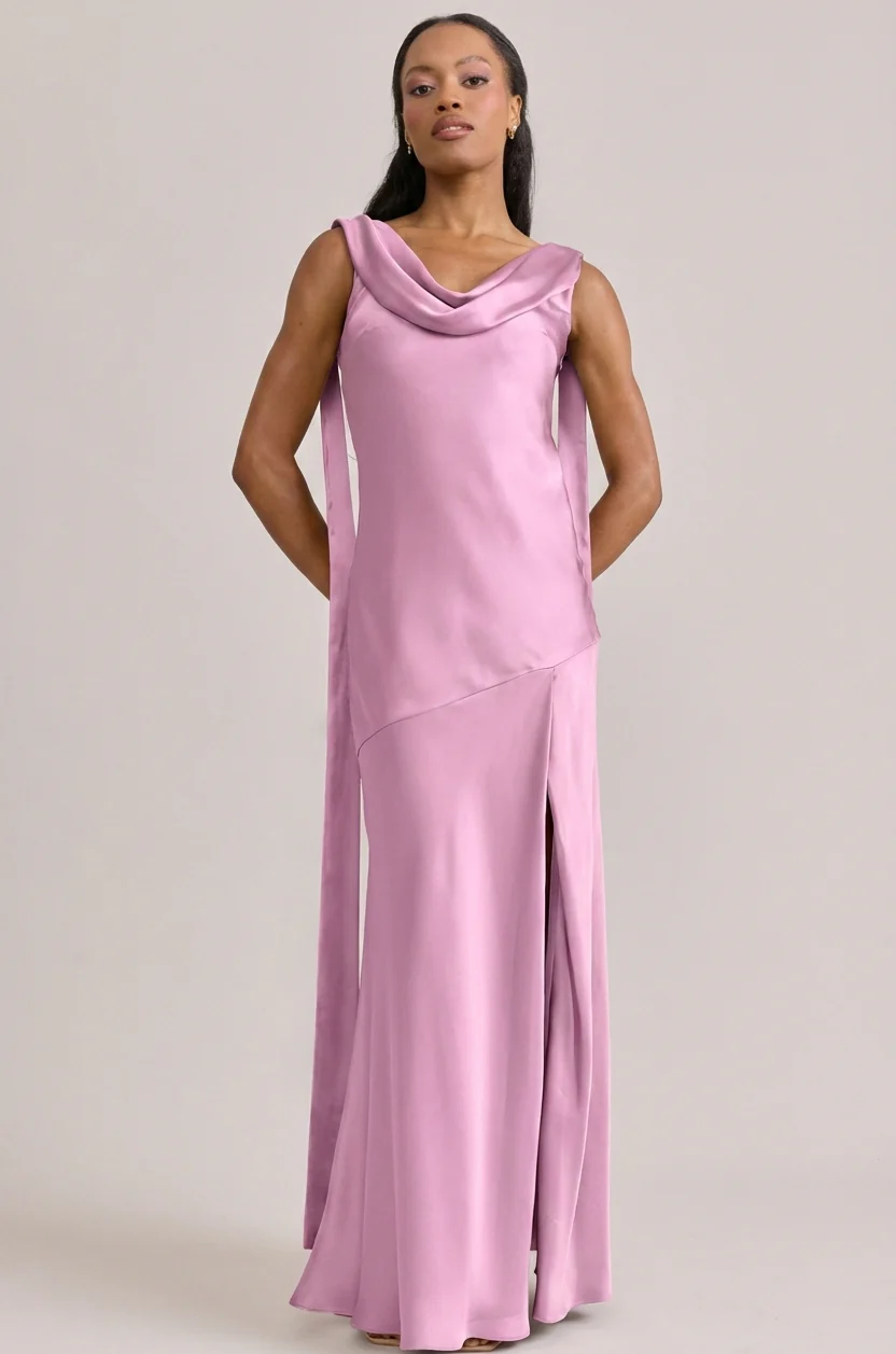 Dani Satin Dress | Made To Order - Image 122