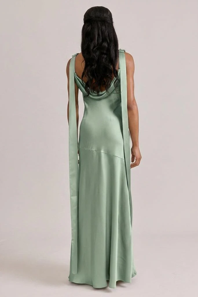 Dani Satin Dress | Made To Order - Image 137