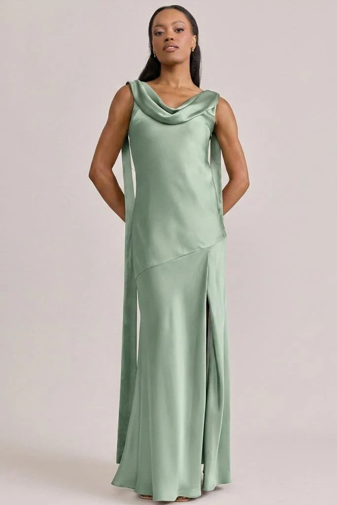 Dani Satin Dress | Made To Order - Image 138