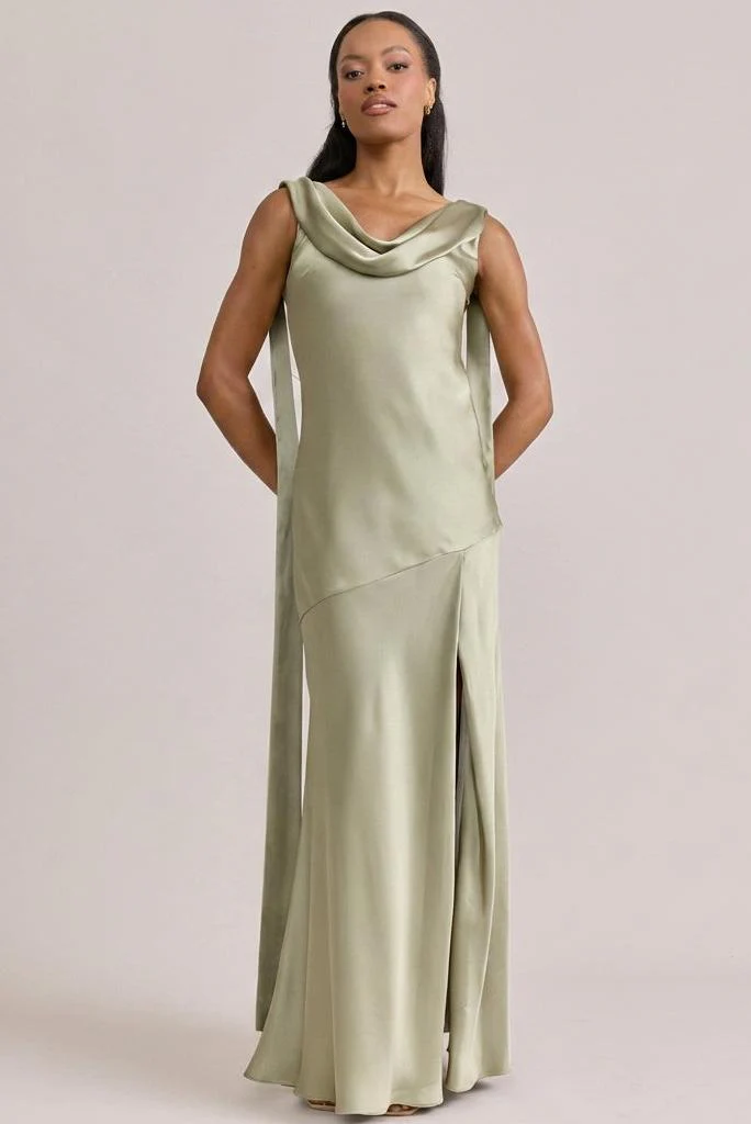Dani Satin Dress | Made To Order - Image 141