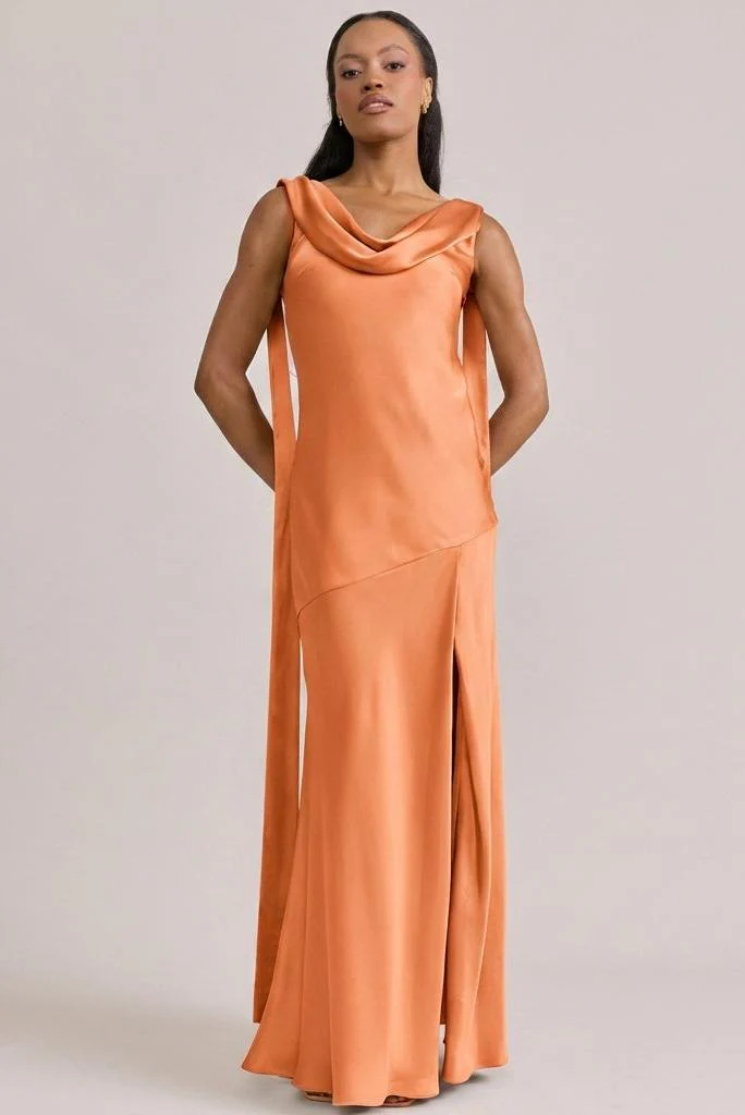 Dani Satin Dress | Made To Order - Image 150