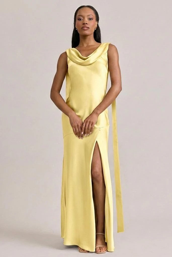 Dani Satin Dress | Made To Order - Image 166