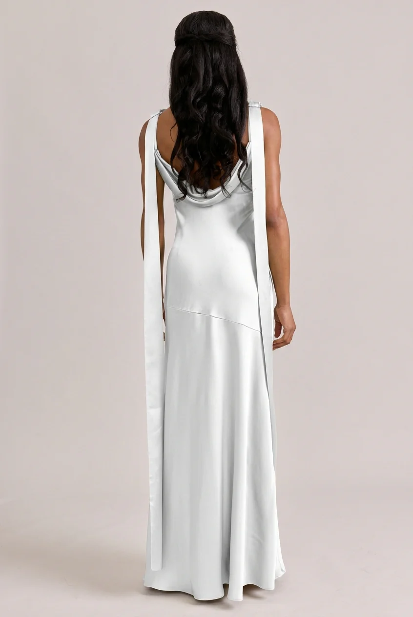 Dani Satin Dress | Made To Order - Image 171