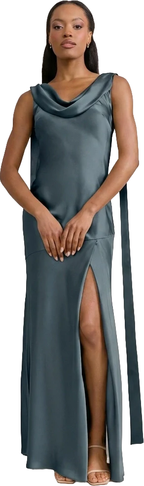 Dani Satin Dress | Made To Order - Image 180