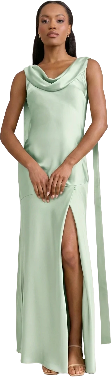 Dani Satin Dress | Made To Order - Image 211