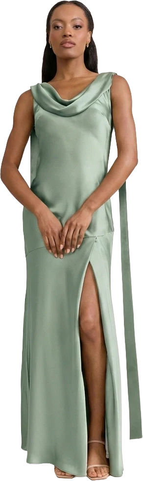 Dani Satin Dress | Made To Order - Image 217