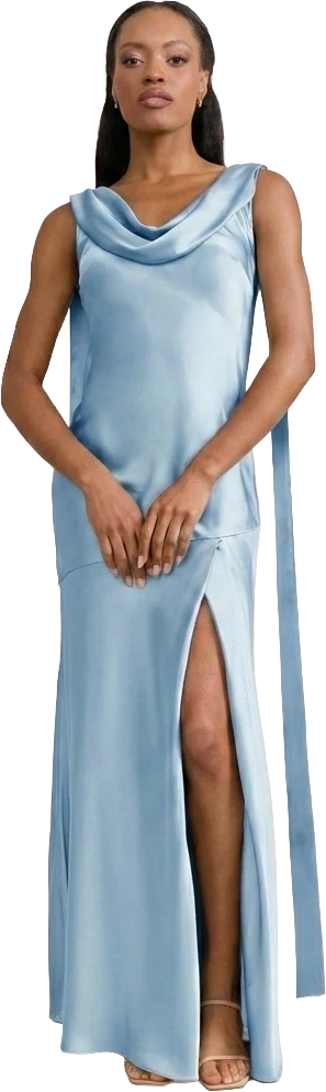 Dani Satin Dress | Made To Order - Image 219