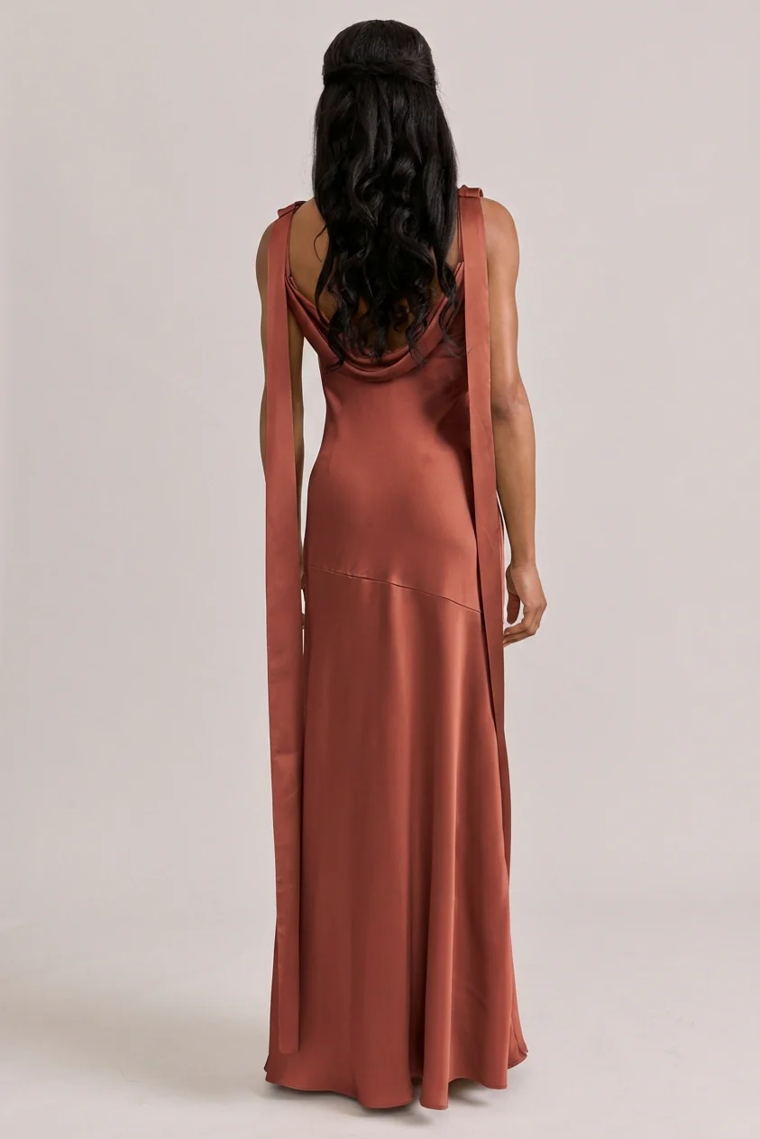 Dani Satin Dress | Made To Order - Image 22
