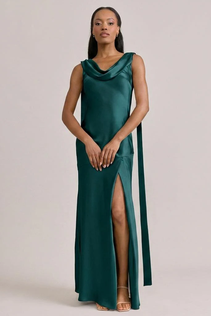 Dani Satin Dress | Made To Order - Image 24