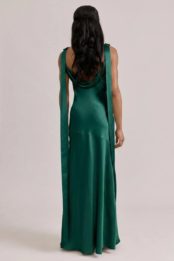 Dani Satin Dress | Made To Order - Image 25
