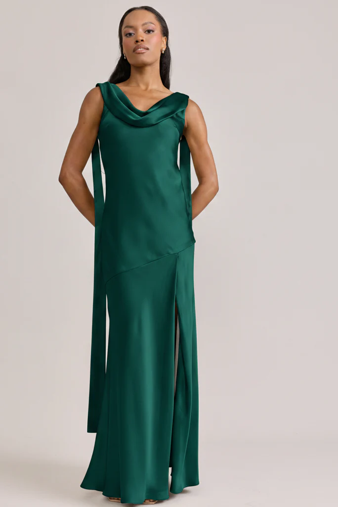 Dani Satin Dress | Made To Order - Image 26